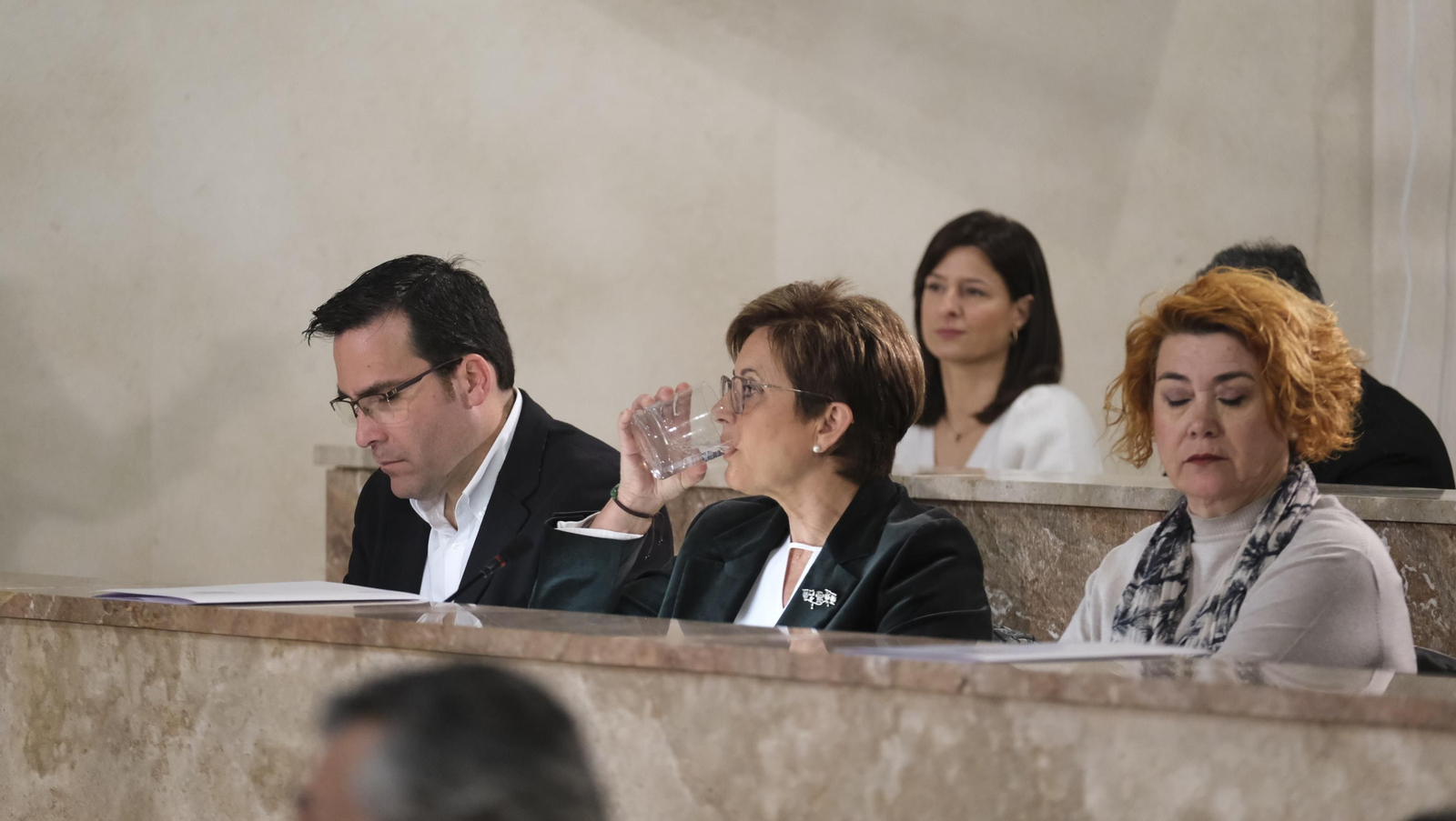 Imágenes del Pleno del Ayuntamiento de Almería sobre el estado de la Ciudad