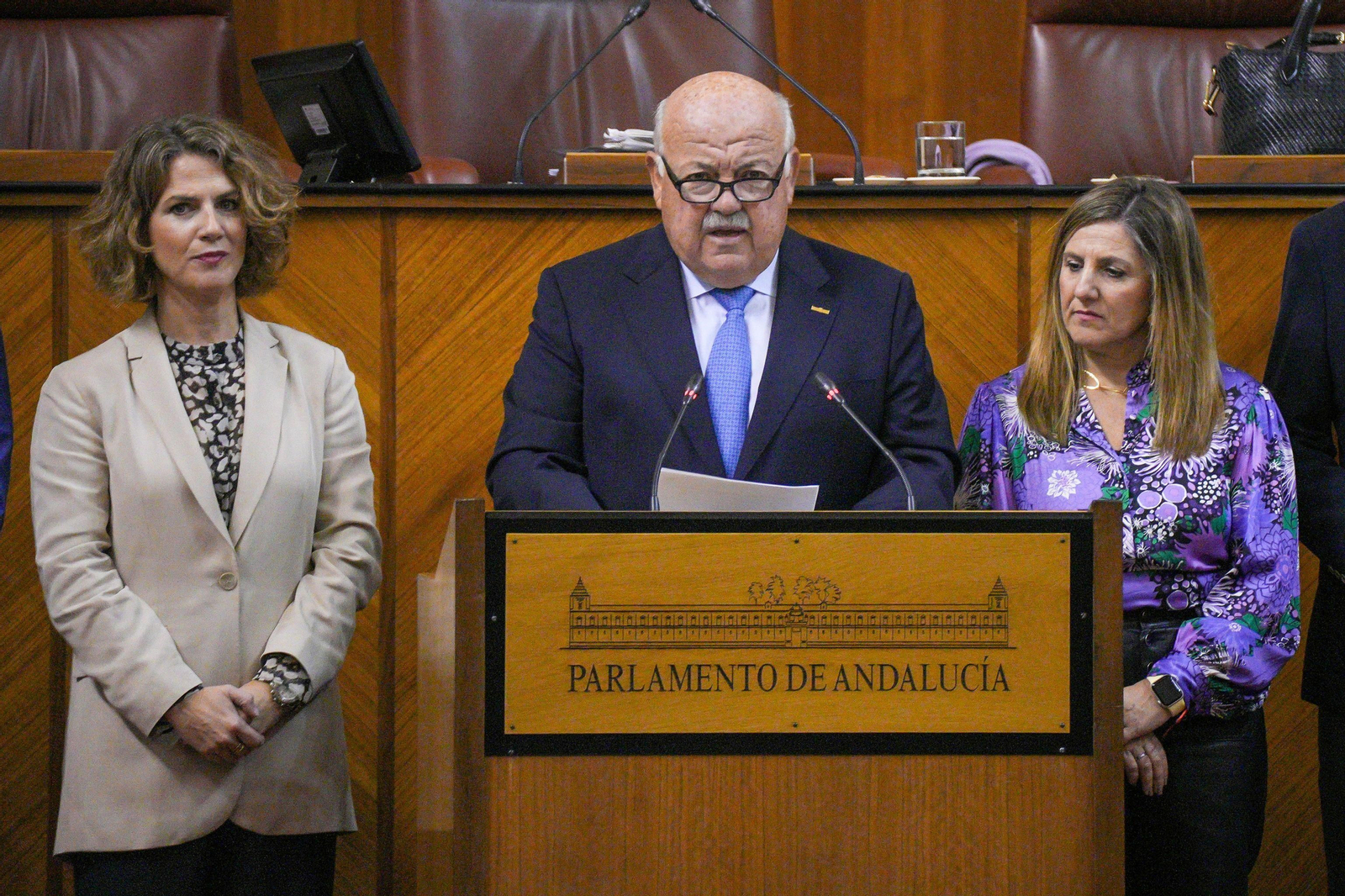 El presidente de Parlamento, Jesús Aguirre.