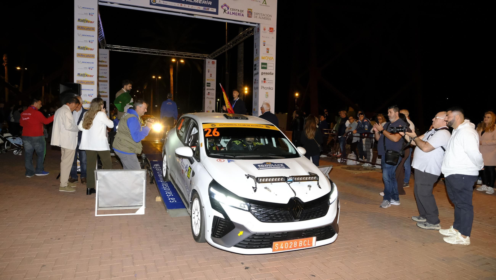 La salida de la 50 edición del Rallye Costa de Almería, en imágenes