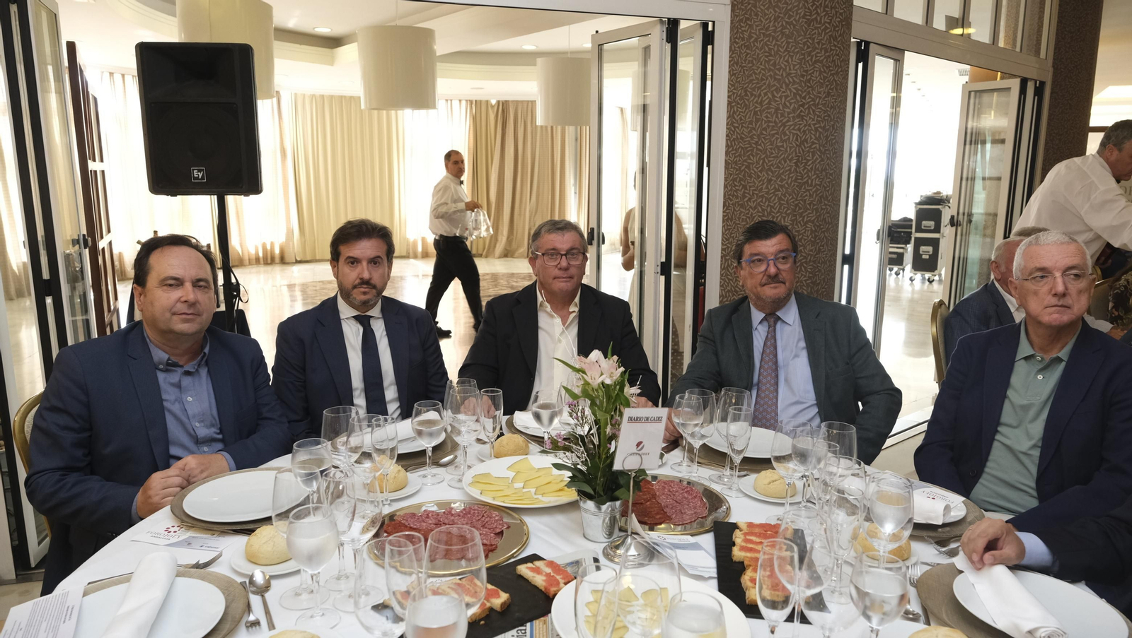 Imágenes del Foro Joly en Almería, con el Gobernador del Banco de España, Pablo Hernández de Cos