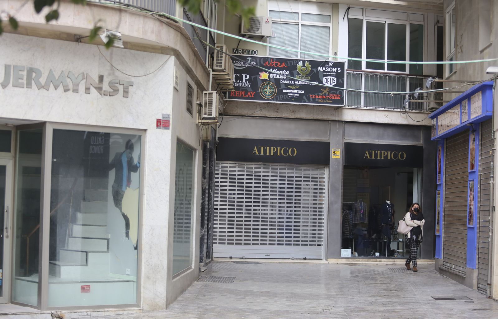 Málaga capital vive el primer día de su nuevo cierre