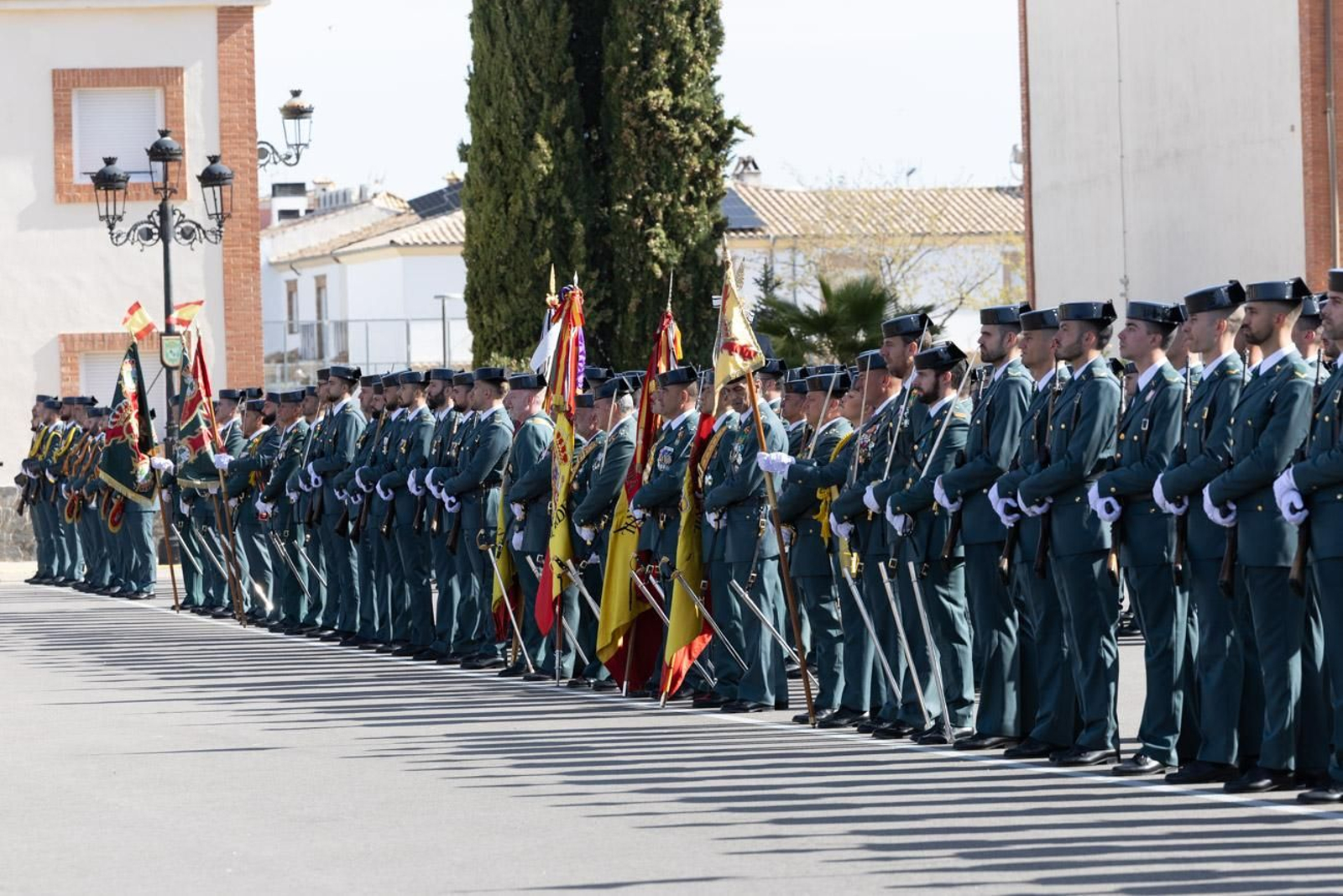 Acto de jura de bandera de la 130ª promoción de guardias civiles de la Academia de Baeza