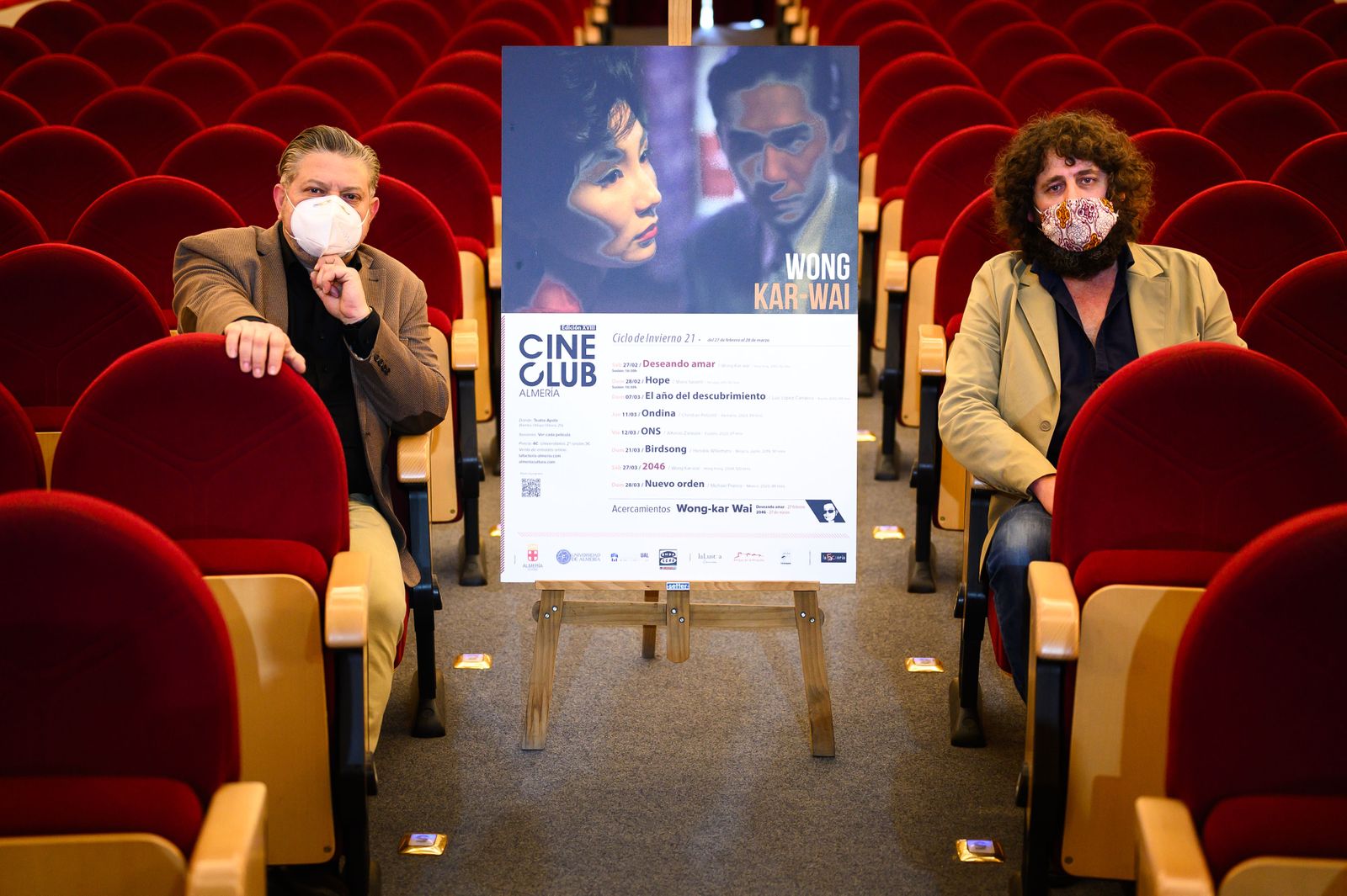 Diego Cruz y David del Pino, en la presentación del programa de 2021