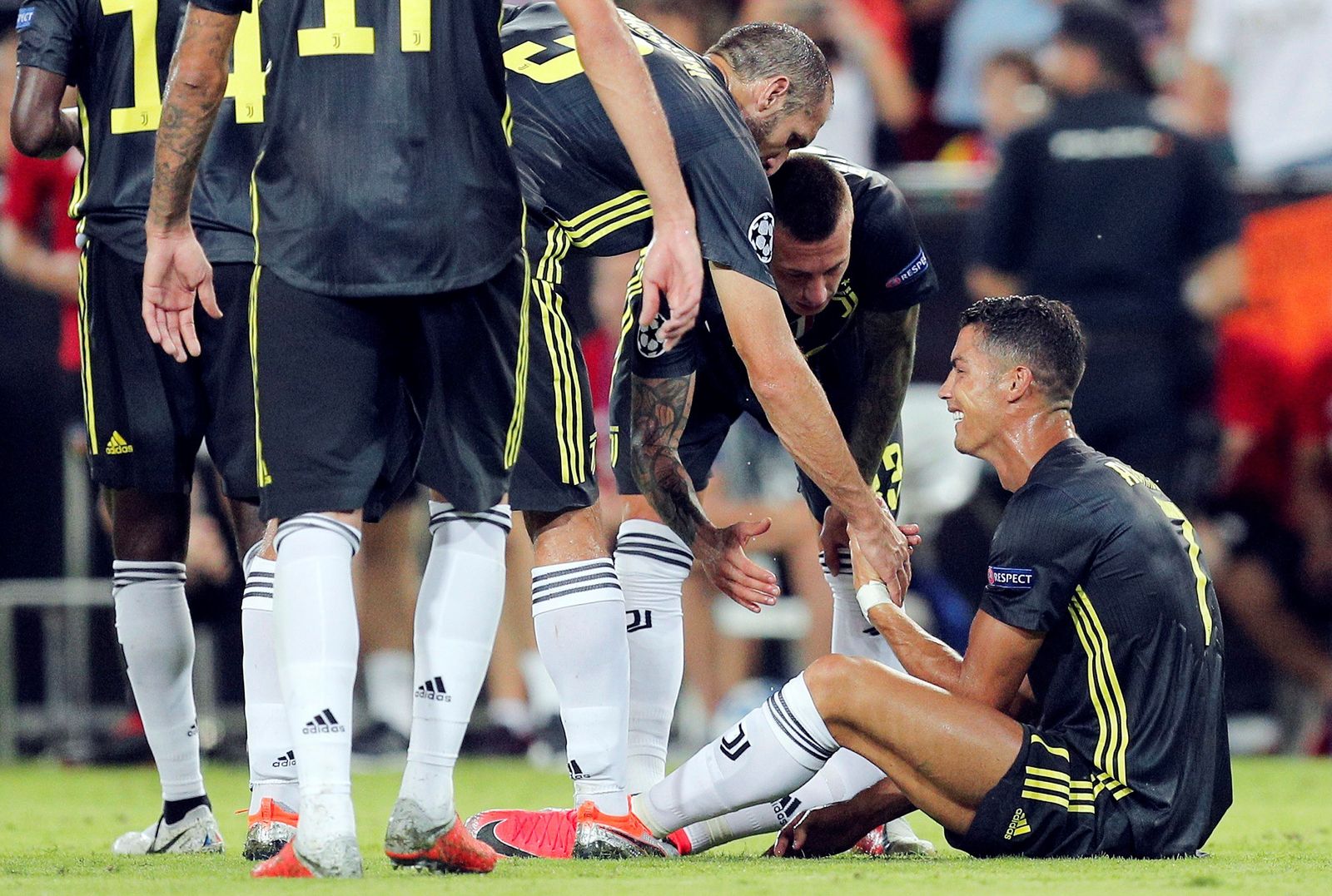 El Valencia-Juventus, en imágenes