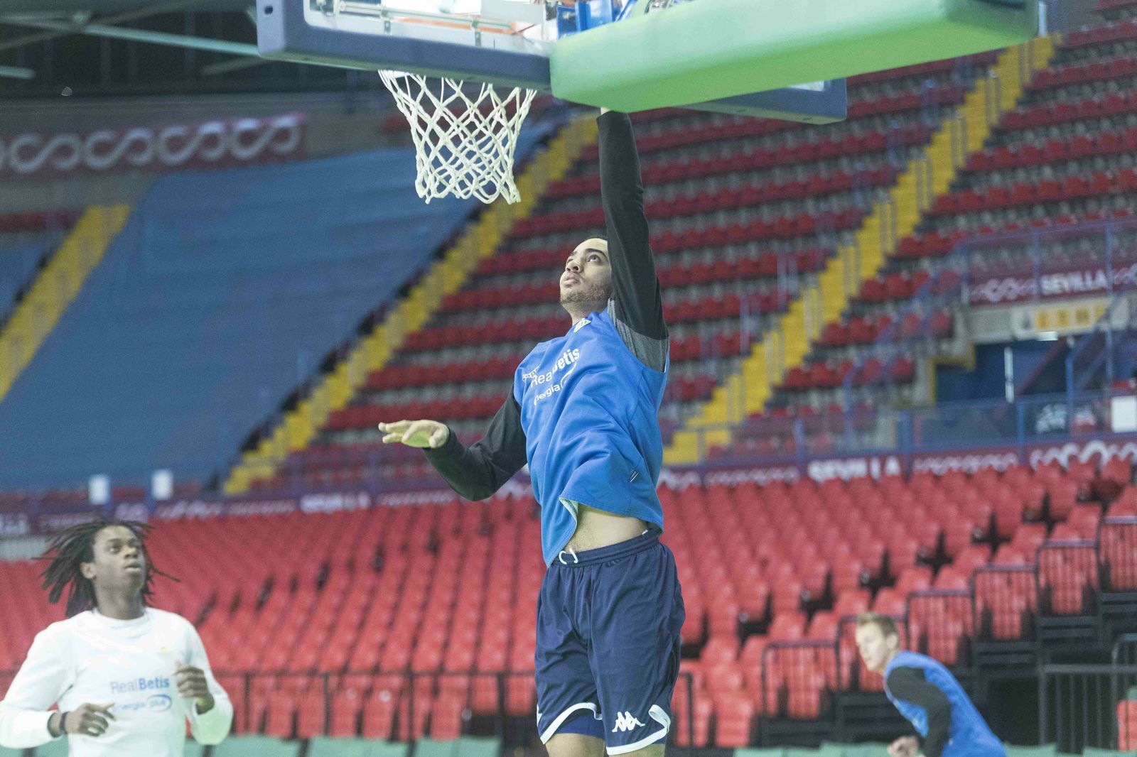 Obi, en un entrenamiento en San Pablo.