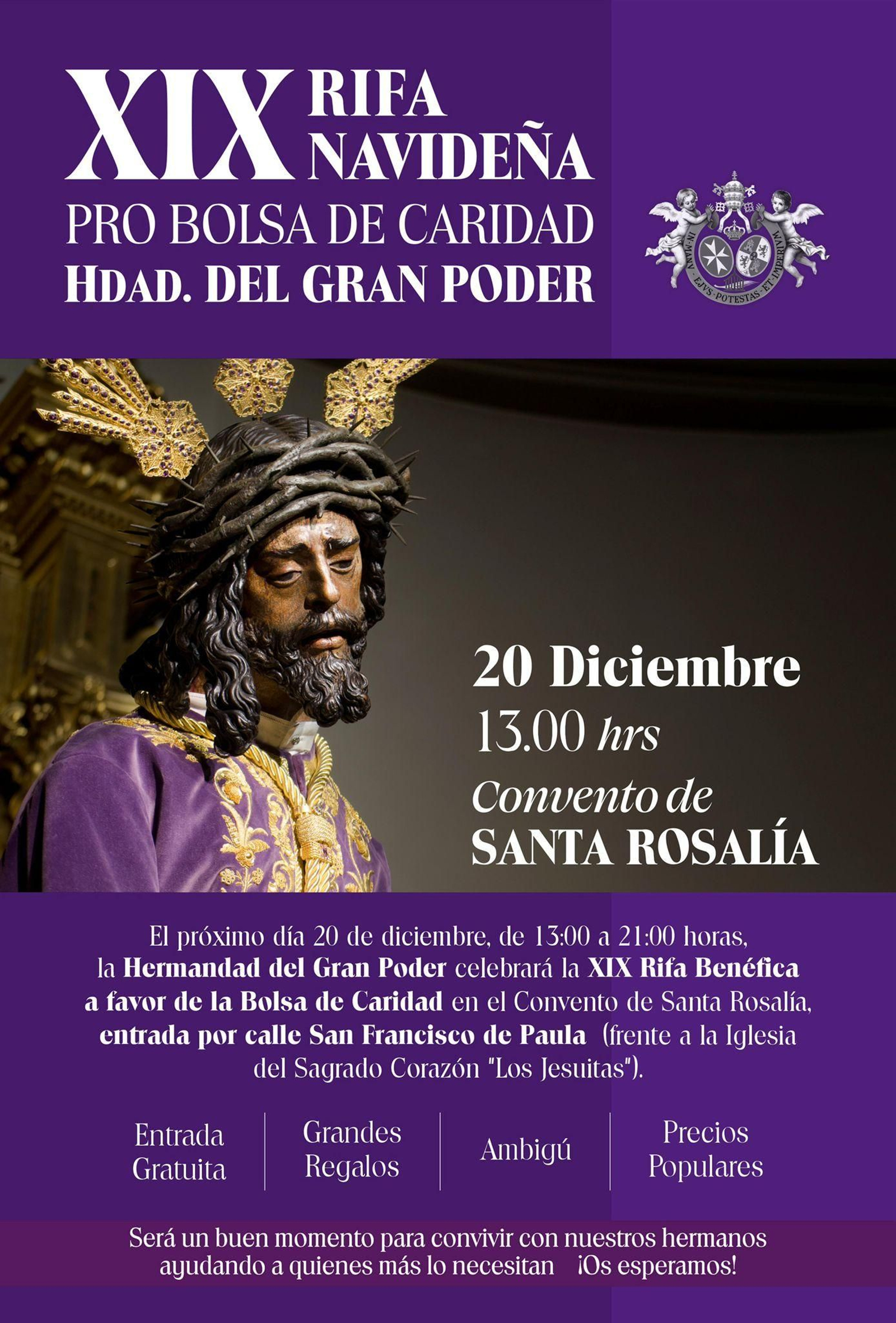 Cartel de la XIX Rifa Navideña