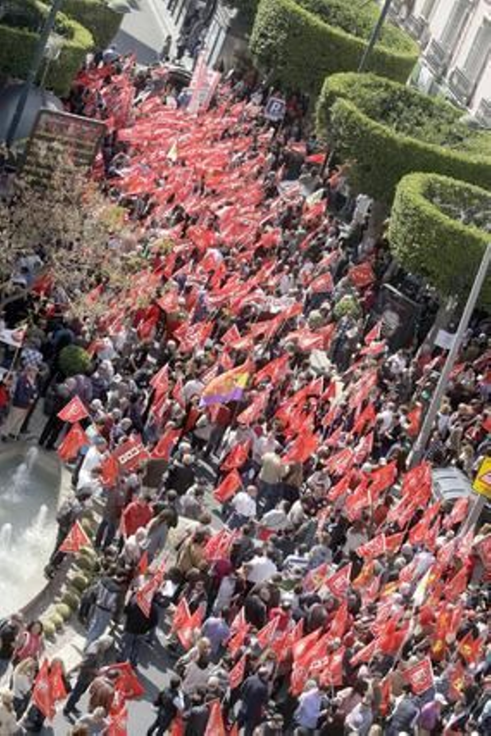 Las imágenes de la huelga general en España