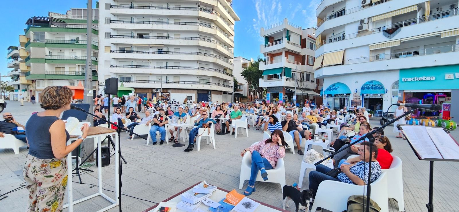 Acciones poéticas en Punta Umbría.