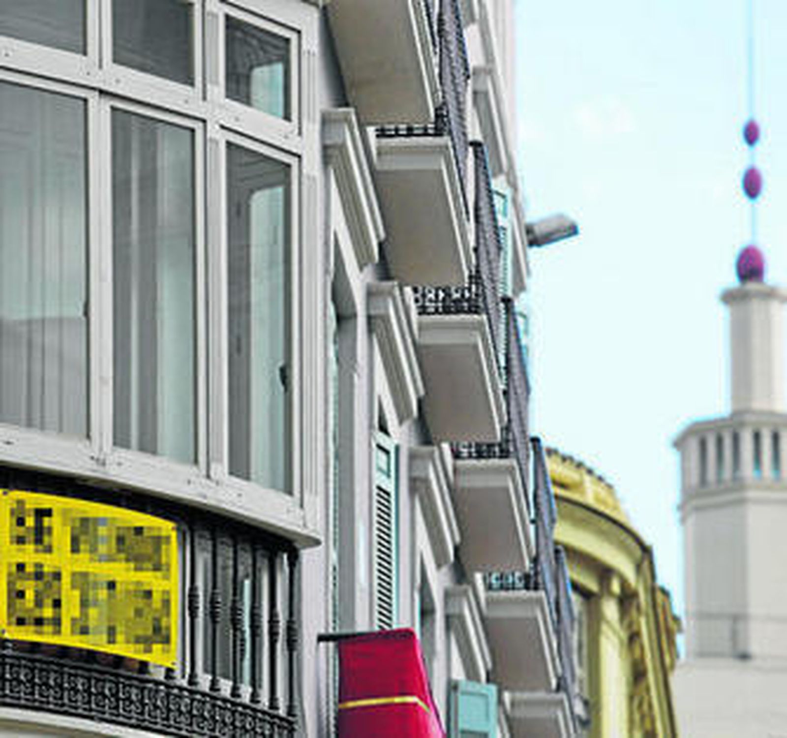 Vista de un inmueble en venta en el centro de Málaga.