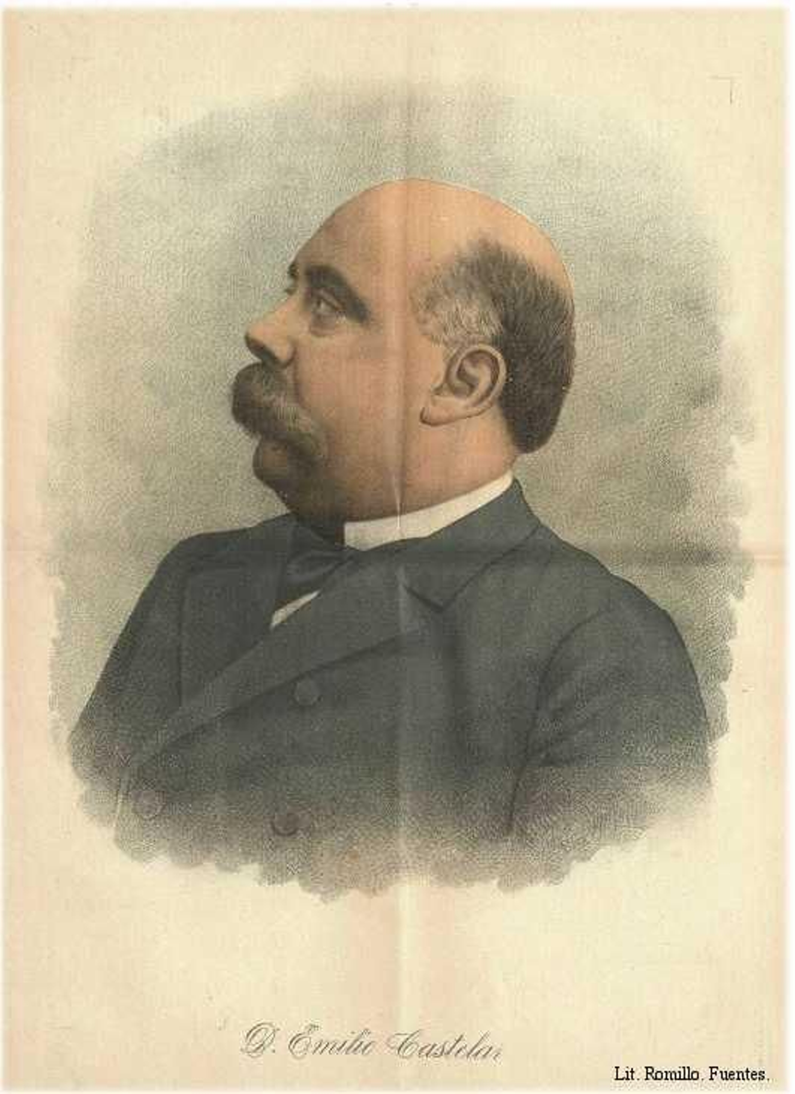 Retrato del político gaditano Emilio Castelar.