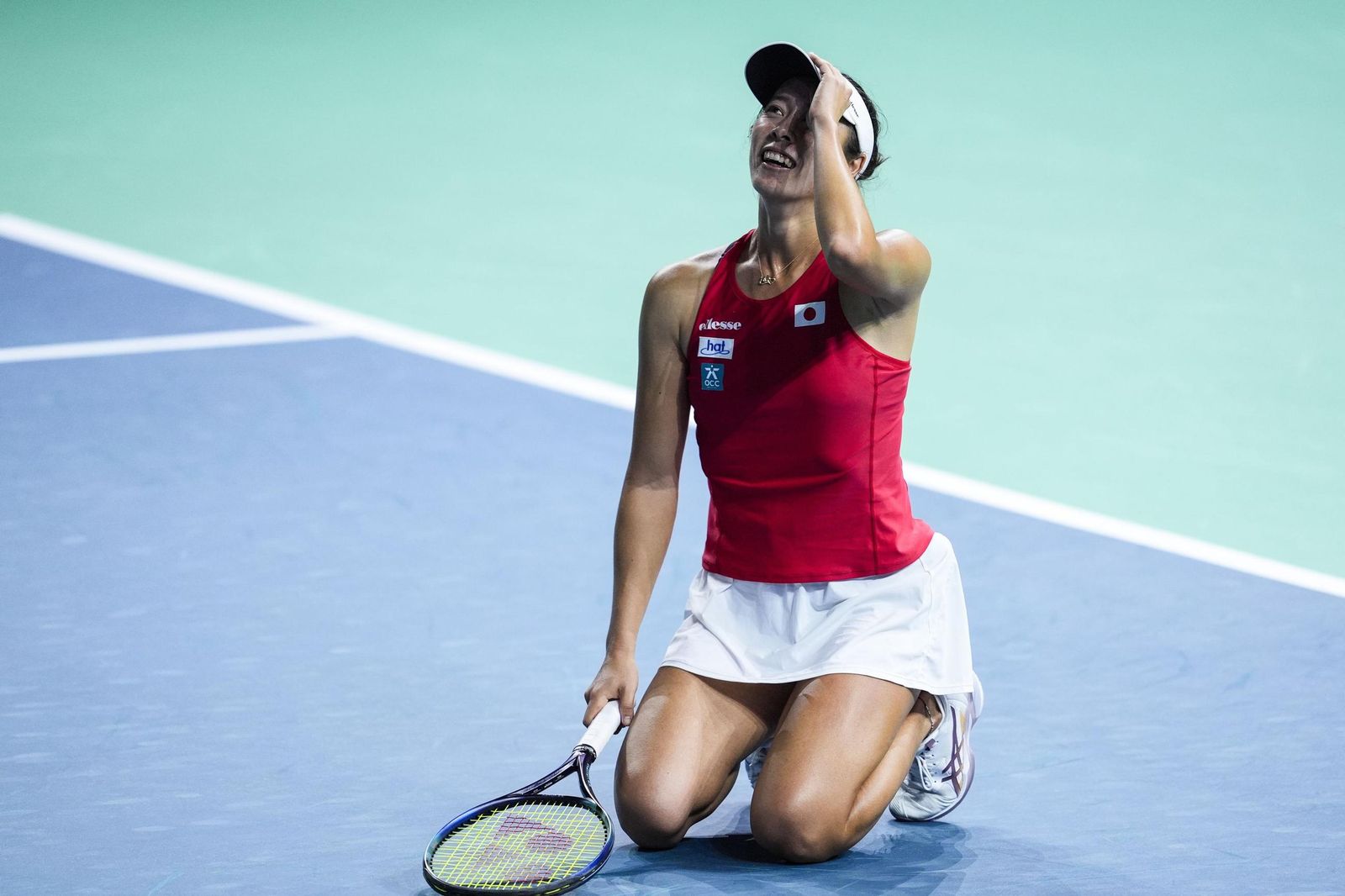 El Italia-Japón de la Billie Jean King en Málaga, en fotos