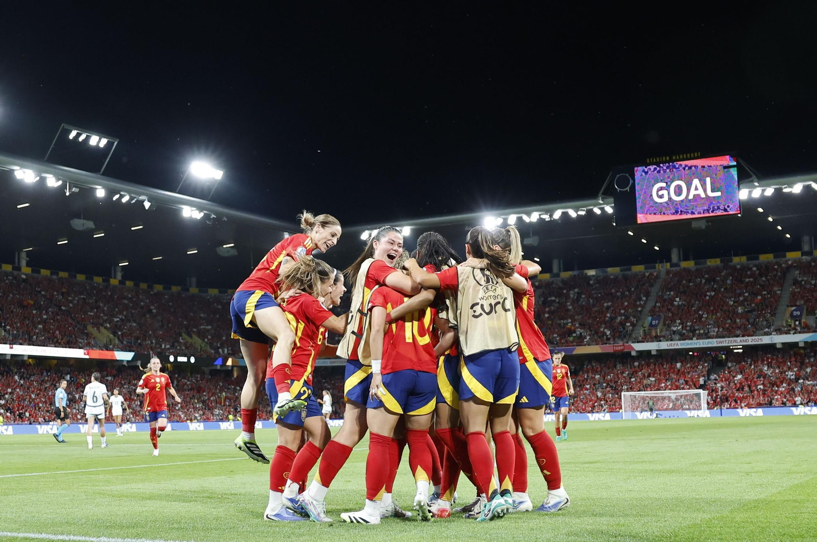 Las mejores fotos del España-Suiza en la Eurocopa femenina