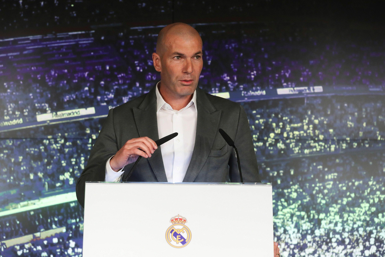 Las imágenes de la presentación de Zinedine Zidane