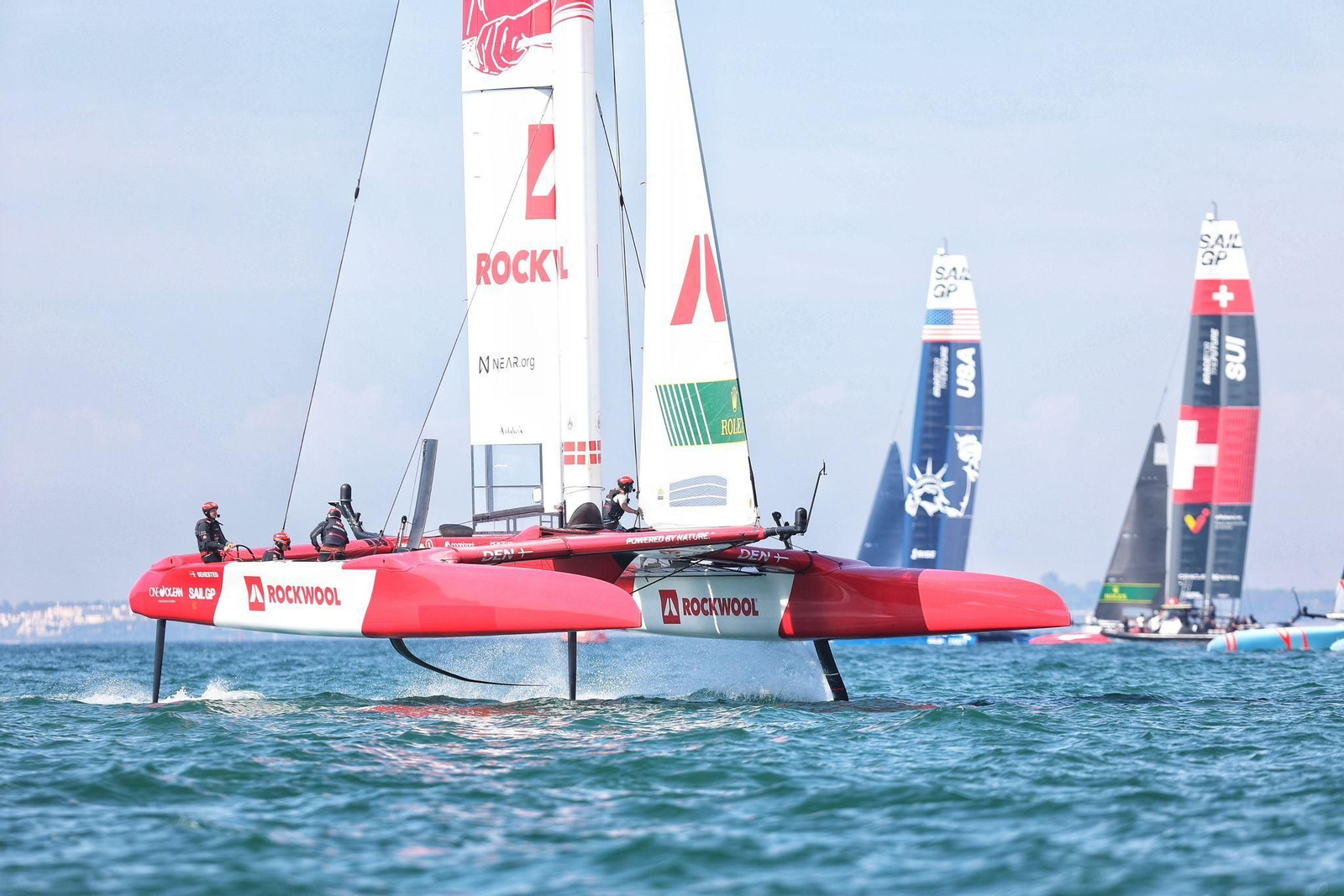Sail GP Cádiz: El primer entrenamiento ya deja imágenes espectaculares