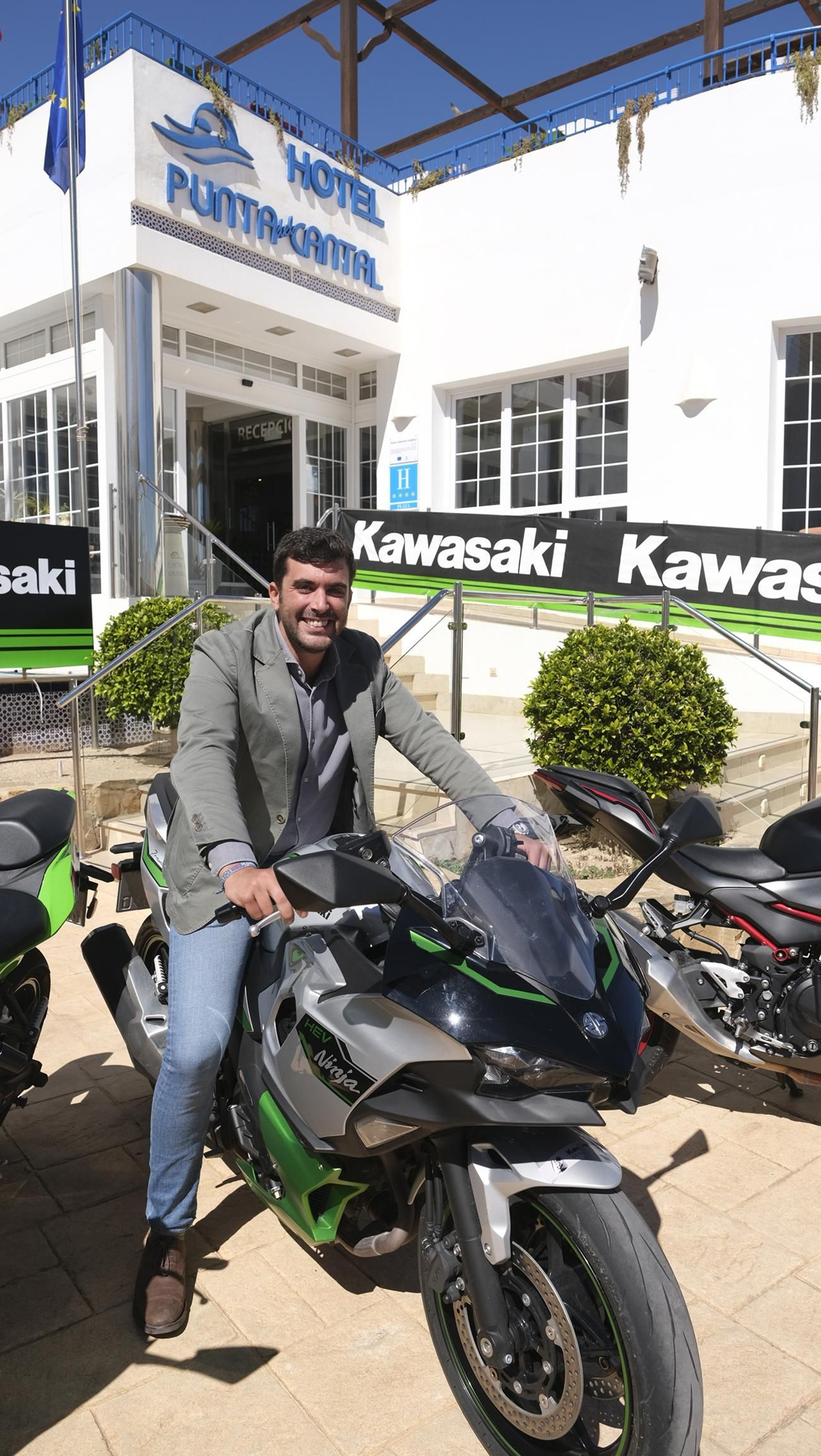 Las imágenes de las motos Kawasaki en Mojácar