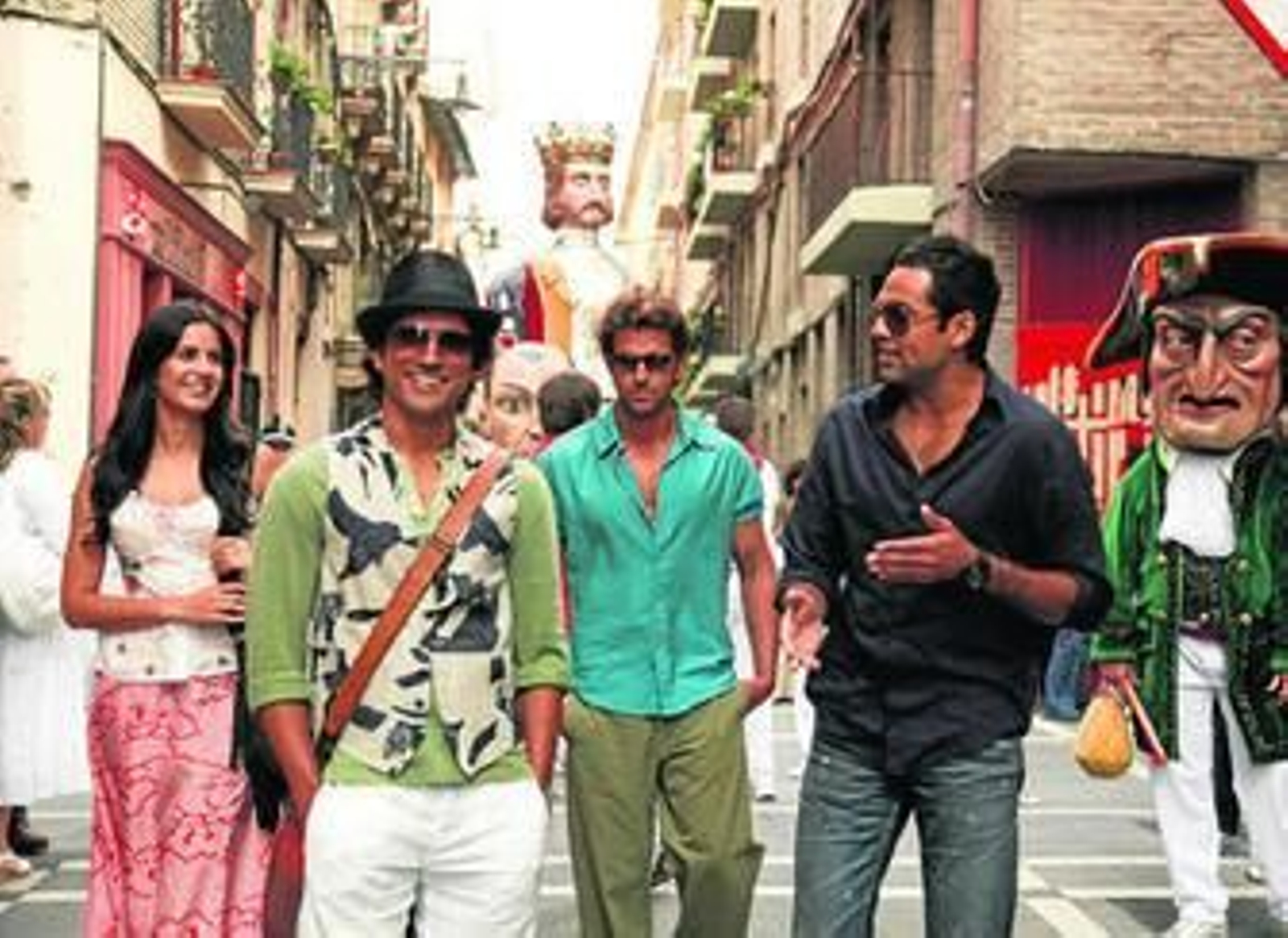 Imagen del rodaje de 'Solo se vive una vez' en España.