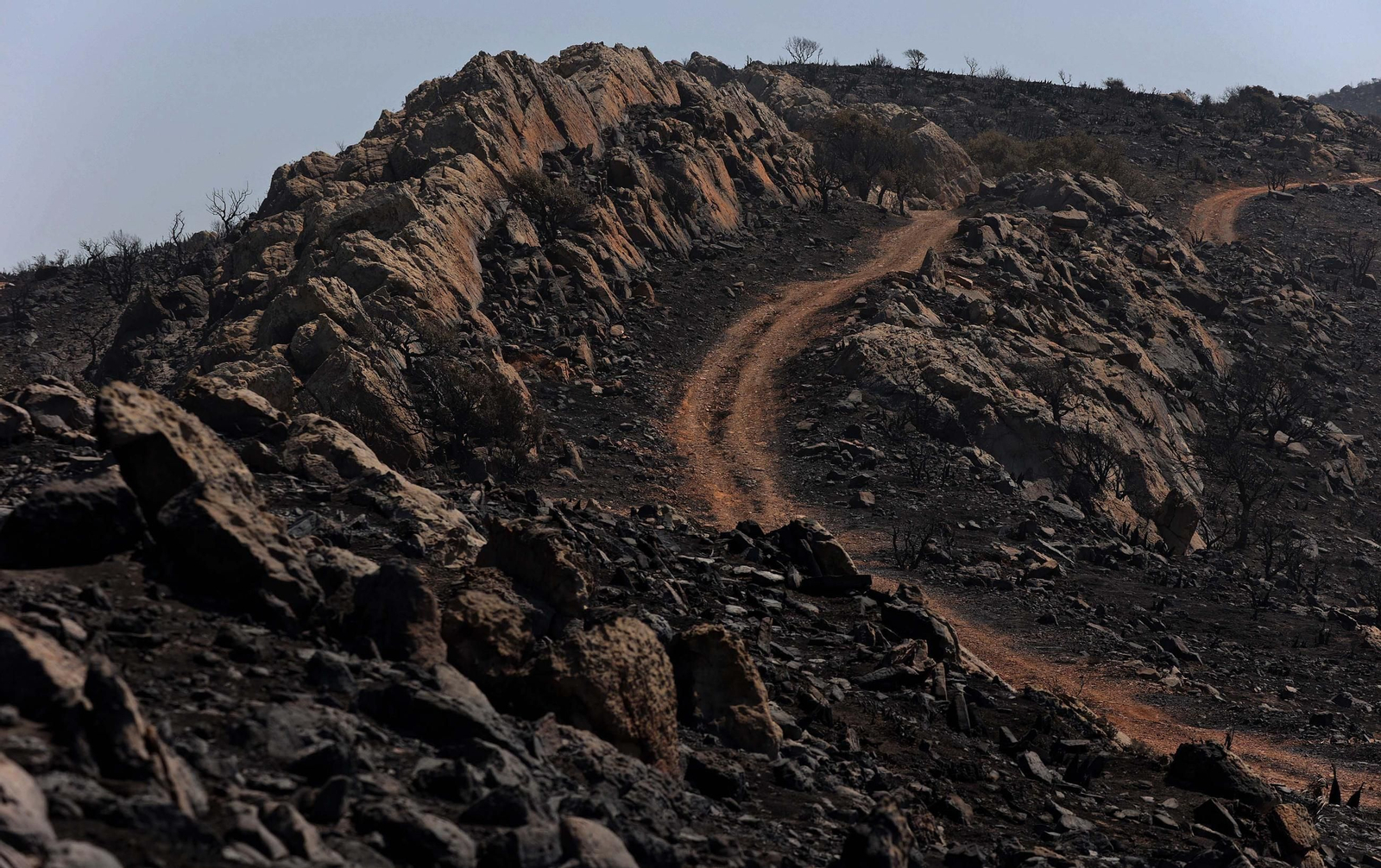 Así han quedado Atlanterra y Zahara de los Atunes tras el incendio forestal en la Sierra de la Plata de Tarifa