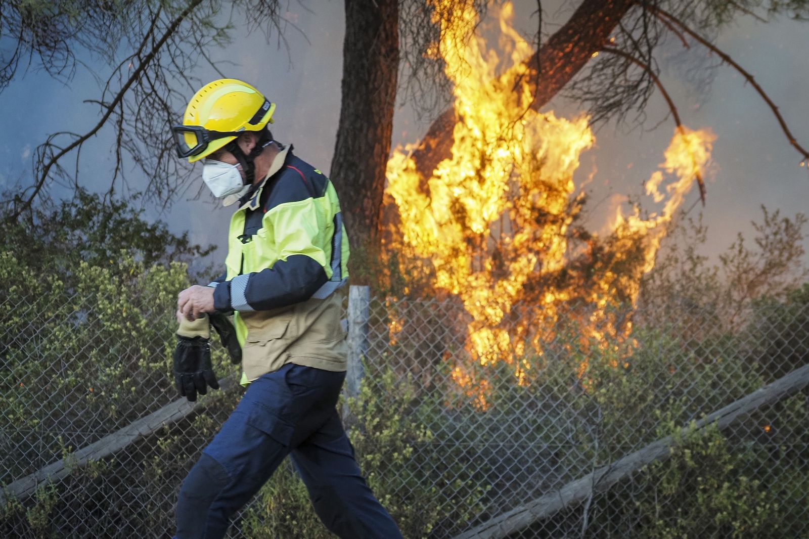 Riesgo extremo de incendio forestal hoy en Huelva