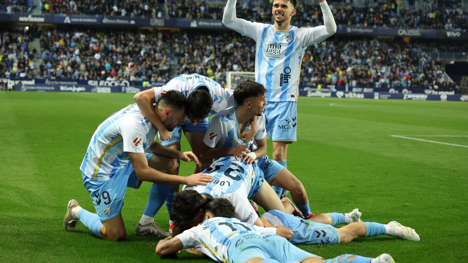 El Málaga CF-CD Tenerife, en fotos