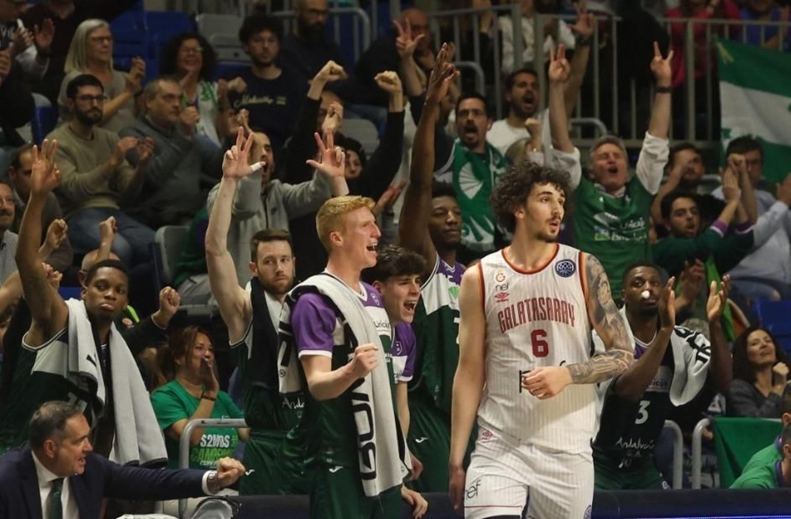 Las fotos del Unicaja-Galatasaray