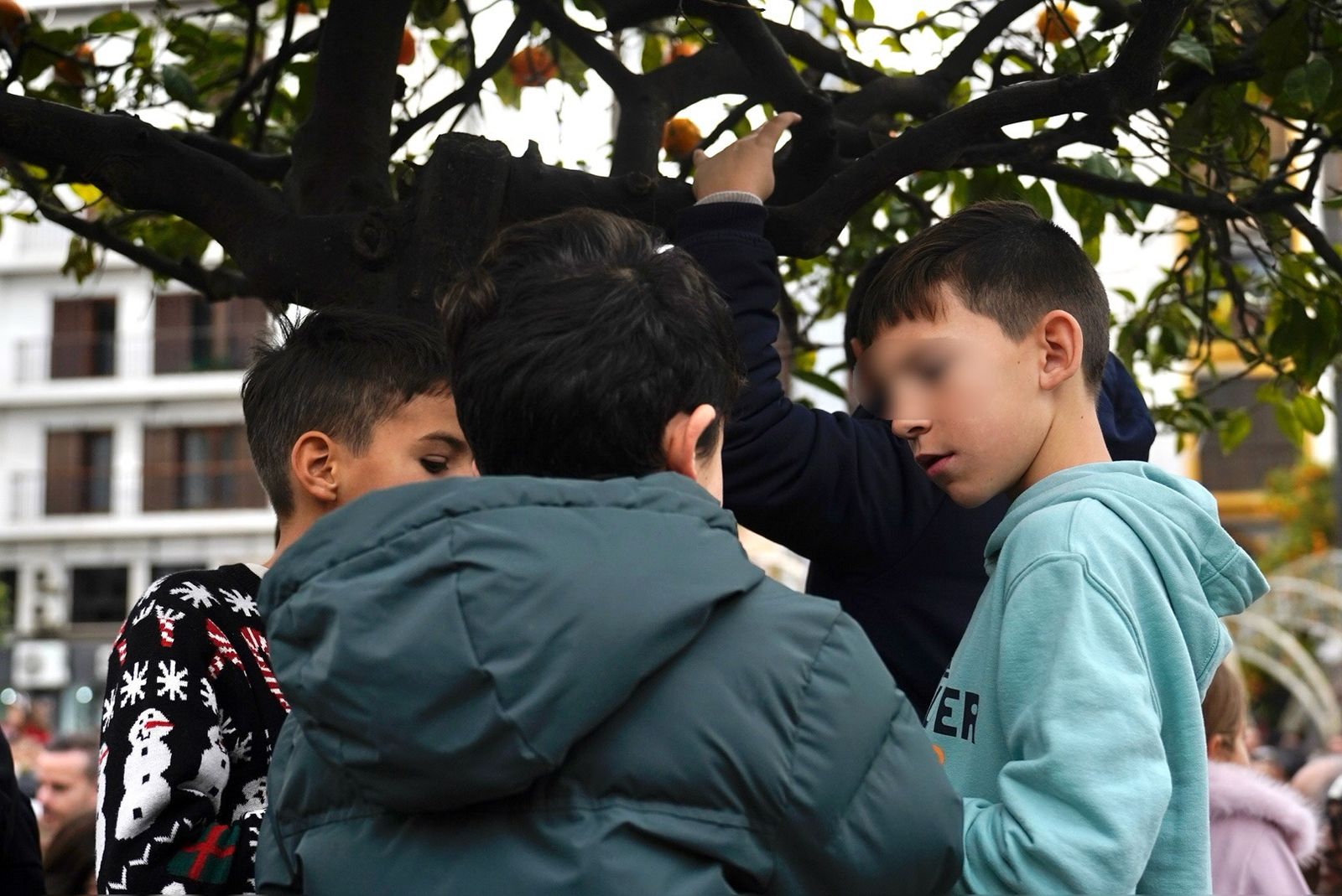 Fotos de las campanadas infantiles en la Plaza Alta de Algeciras