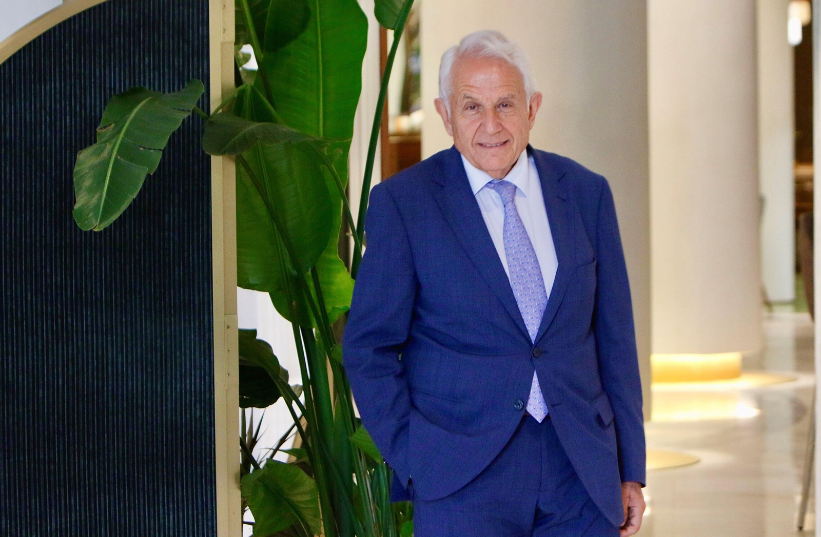 Antonio Pascual, nuevo presidente de la Zona Sur de la Asociación para el Progreso de la Dirección, ayer, en Sevilla.