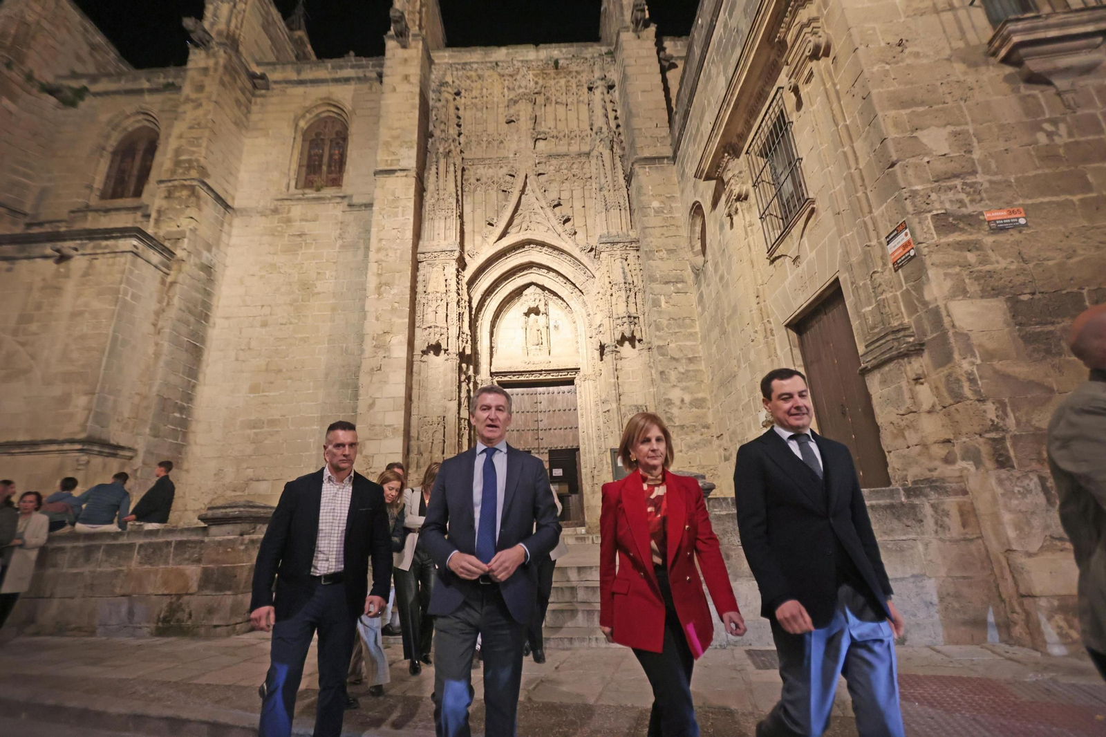 Feijóo de visita en Jerez