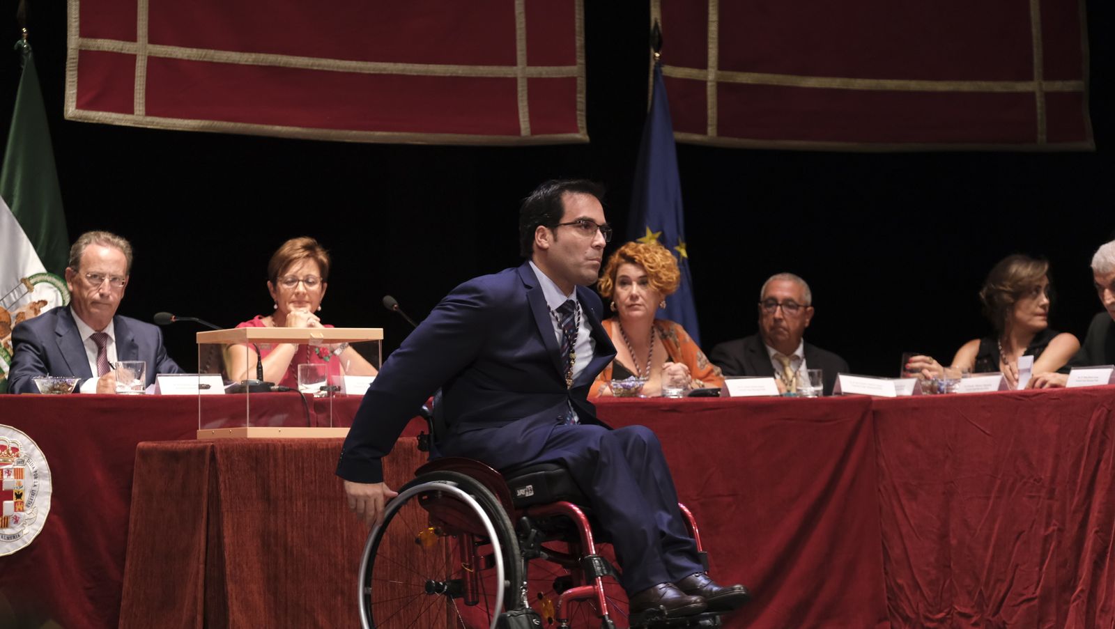 Imágenes de la investidura como Alcaldesa de Almería, de María del Mar Vázquez Agüero