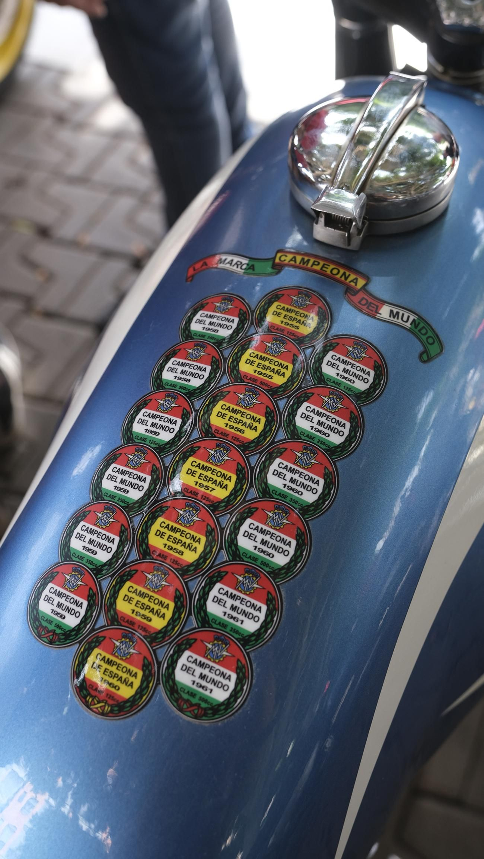 Exposición de motos antiguas y Ducatis en la Feria de Almería 2025, en imágenes