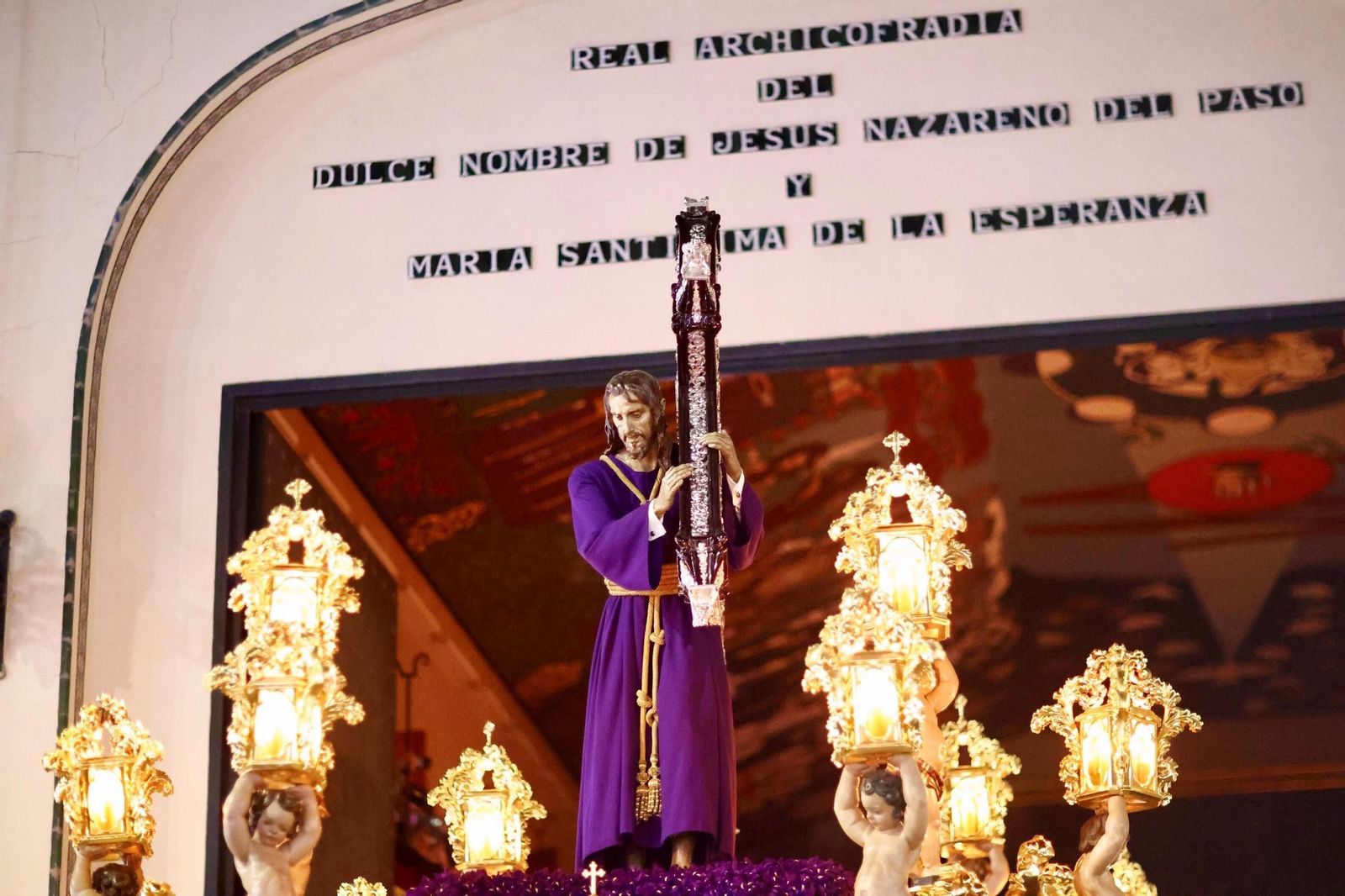 Esperanza en el Jueves Santo de Málaga, en imágenes