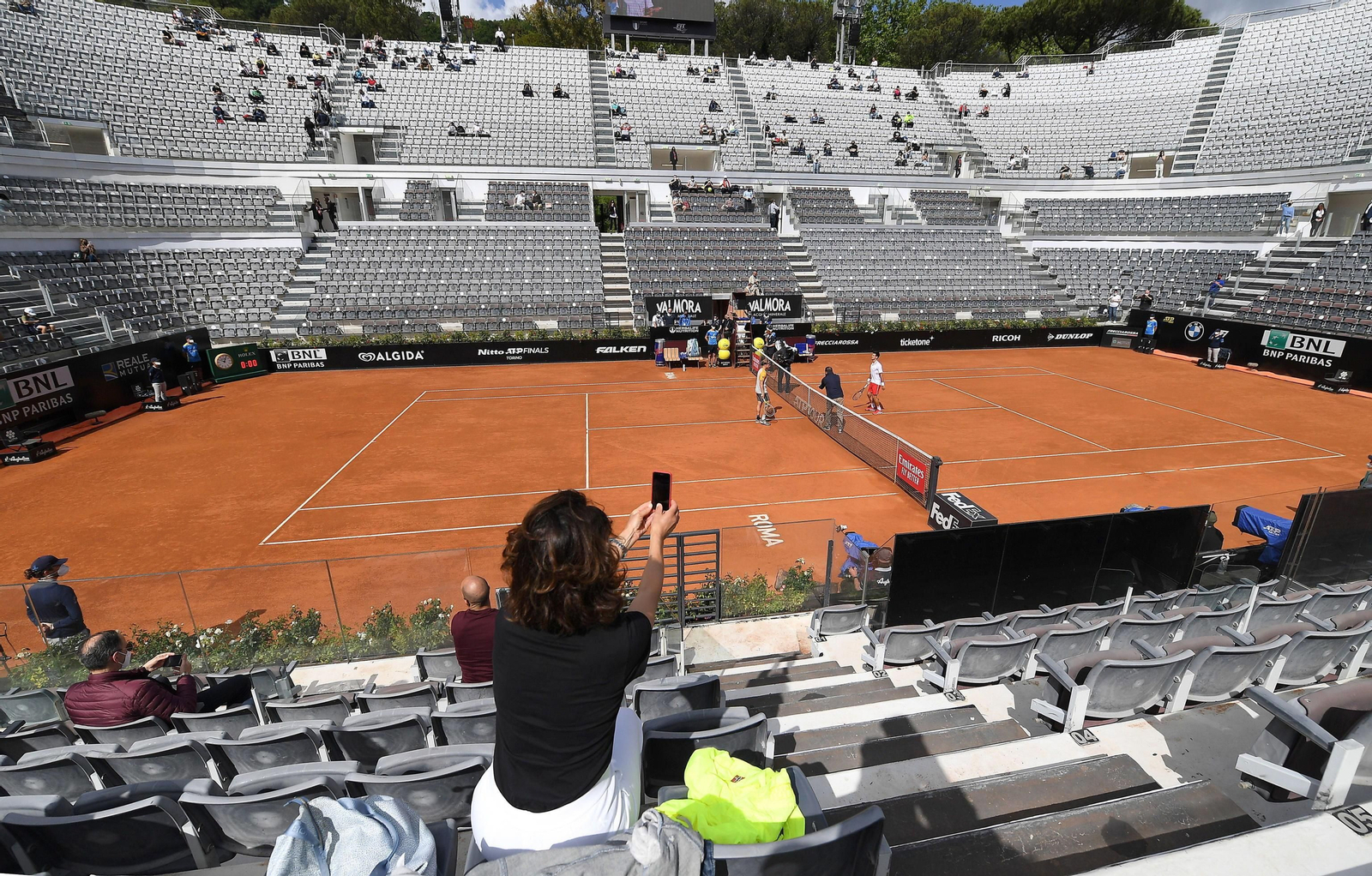 Las fotos de la Alejandro Davidovich ante Novak Djokovic.