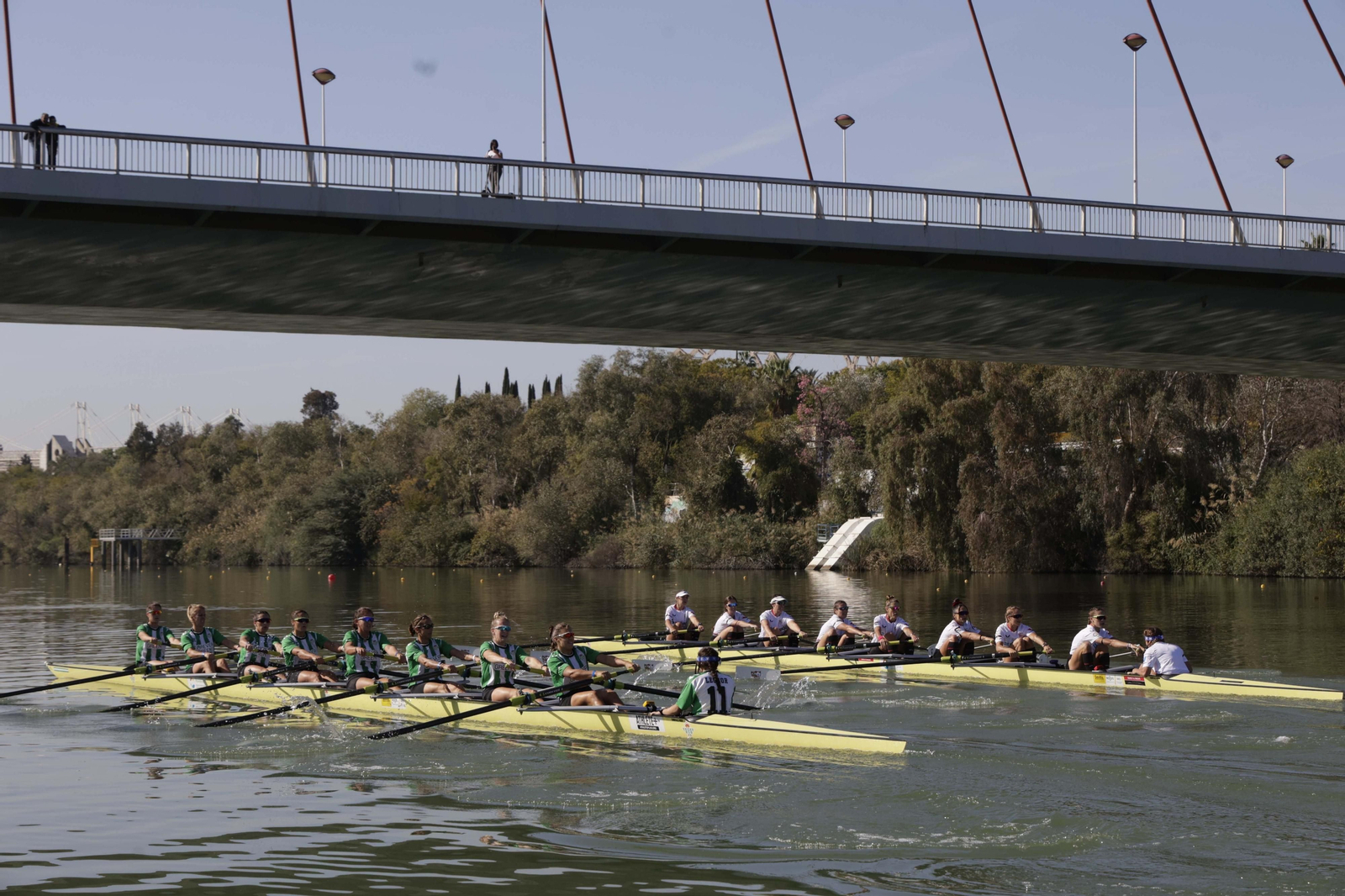 La Regata Sevilla-Betis femenina en imágenes