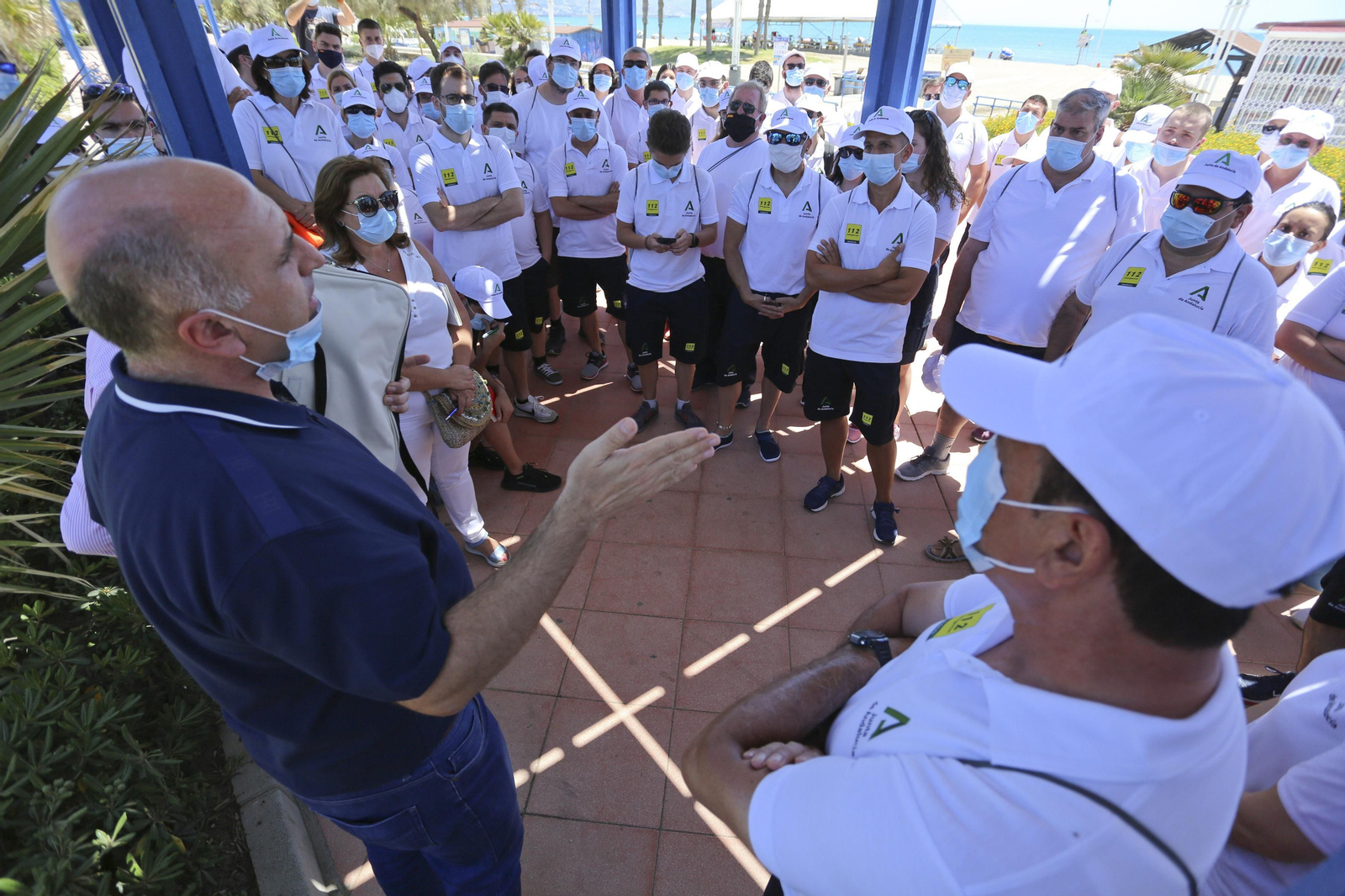 Fotos de los 90 vigilantes de la playa en Málaga capital