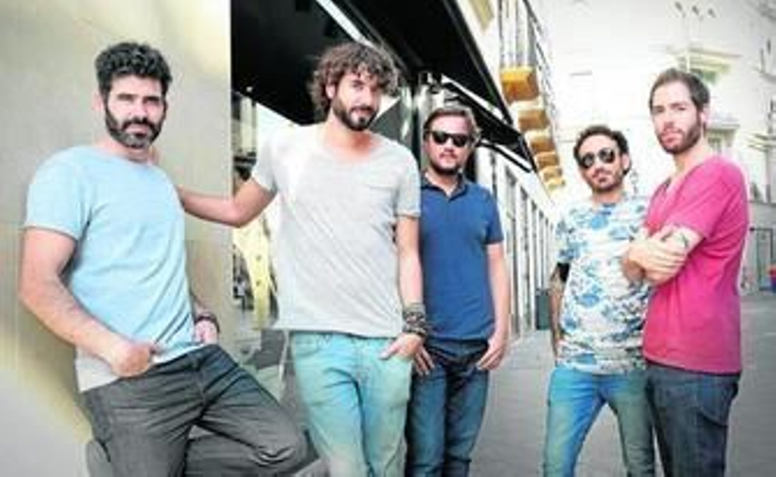 El quinteto madrileño Izal, ayer en Sevilla.