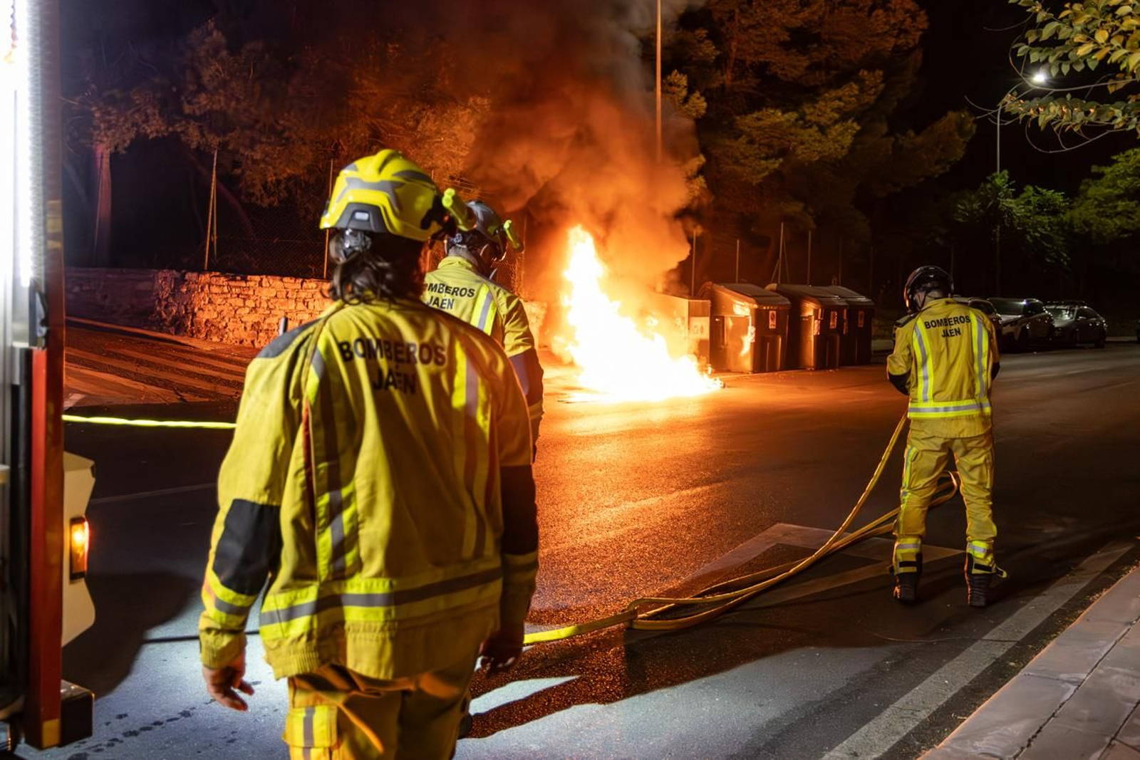Un día junto a los bomberos de Jaén