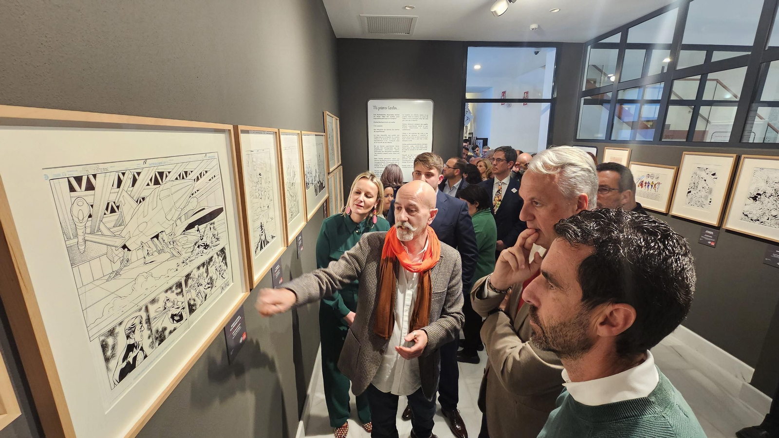 Las fotos de la inauguración de la sala Carlos Pacheco en el Centro de Arte Contemporáneo de San Roque
