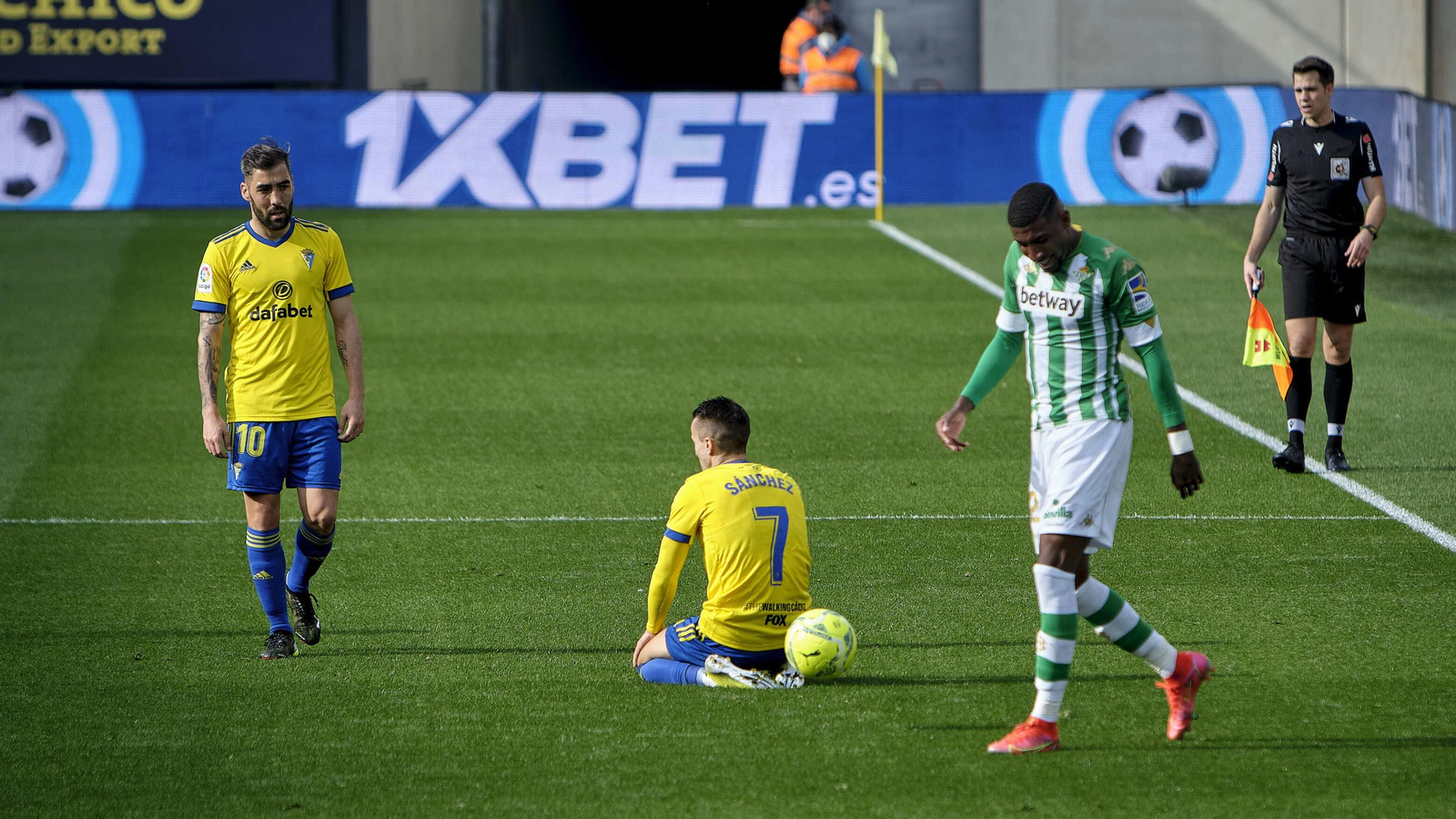 Partido Cádiz CF - Real Betis. Partido Cádiz CF - Real Betis.