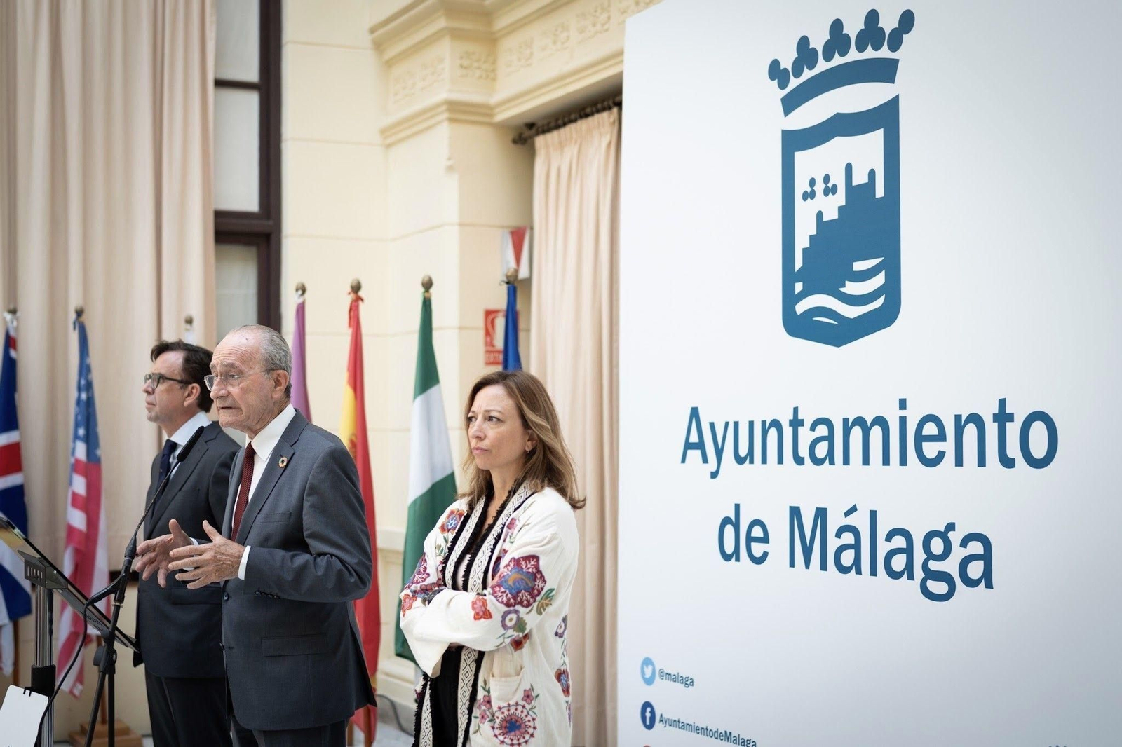 Francisco de la Torre habla sobre la tarifa del agua este lunes.
