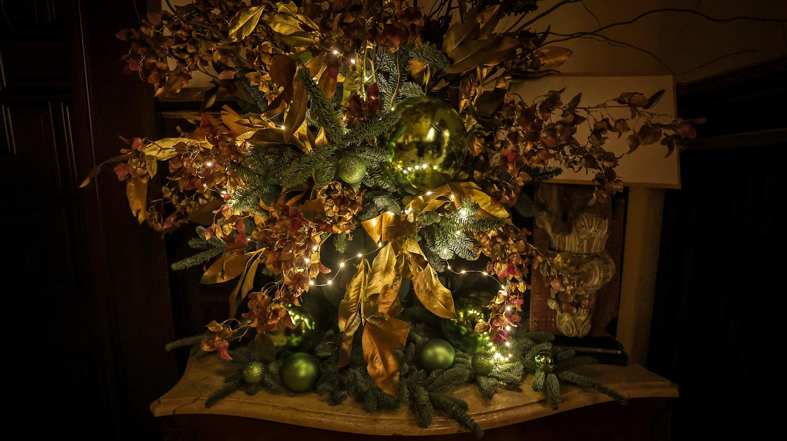 Espectacular decoración navideña del Hotel Casa Palacio María Luisa de Jerez