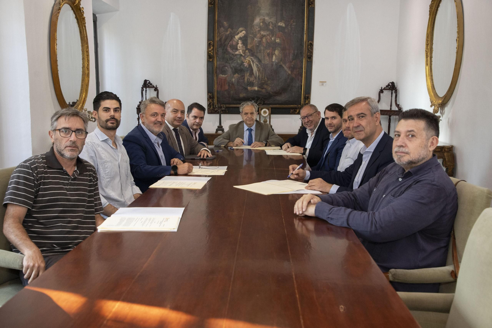 Firma de convenios de cultura en la Diputación de Córdoba. Firma de convenios de cultura en la Diputación de Córdoba.