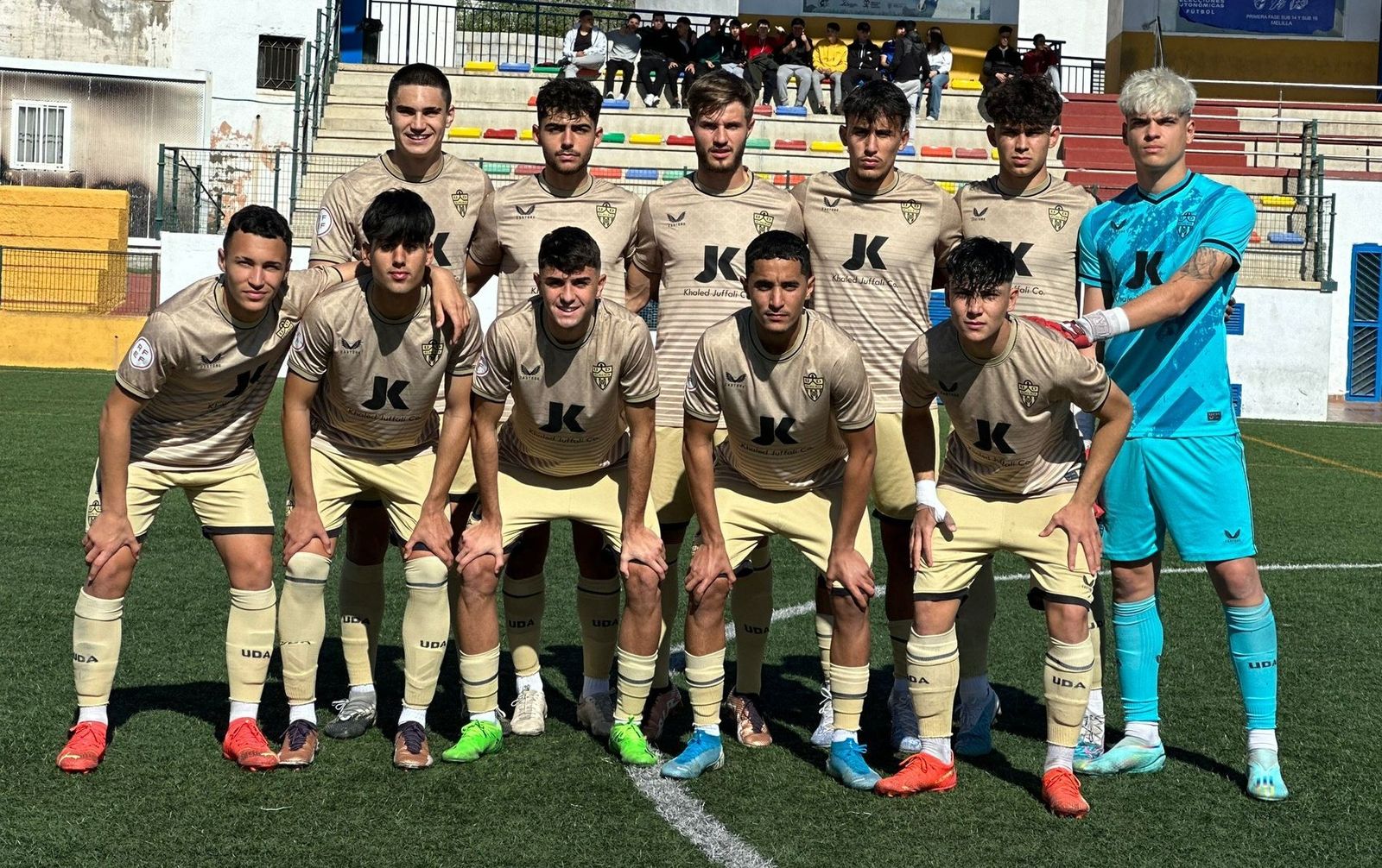 Once presentado por el conjunto almeriense en su visita a Melilla.