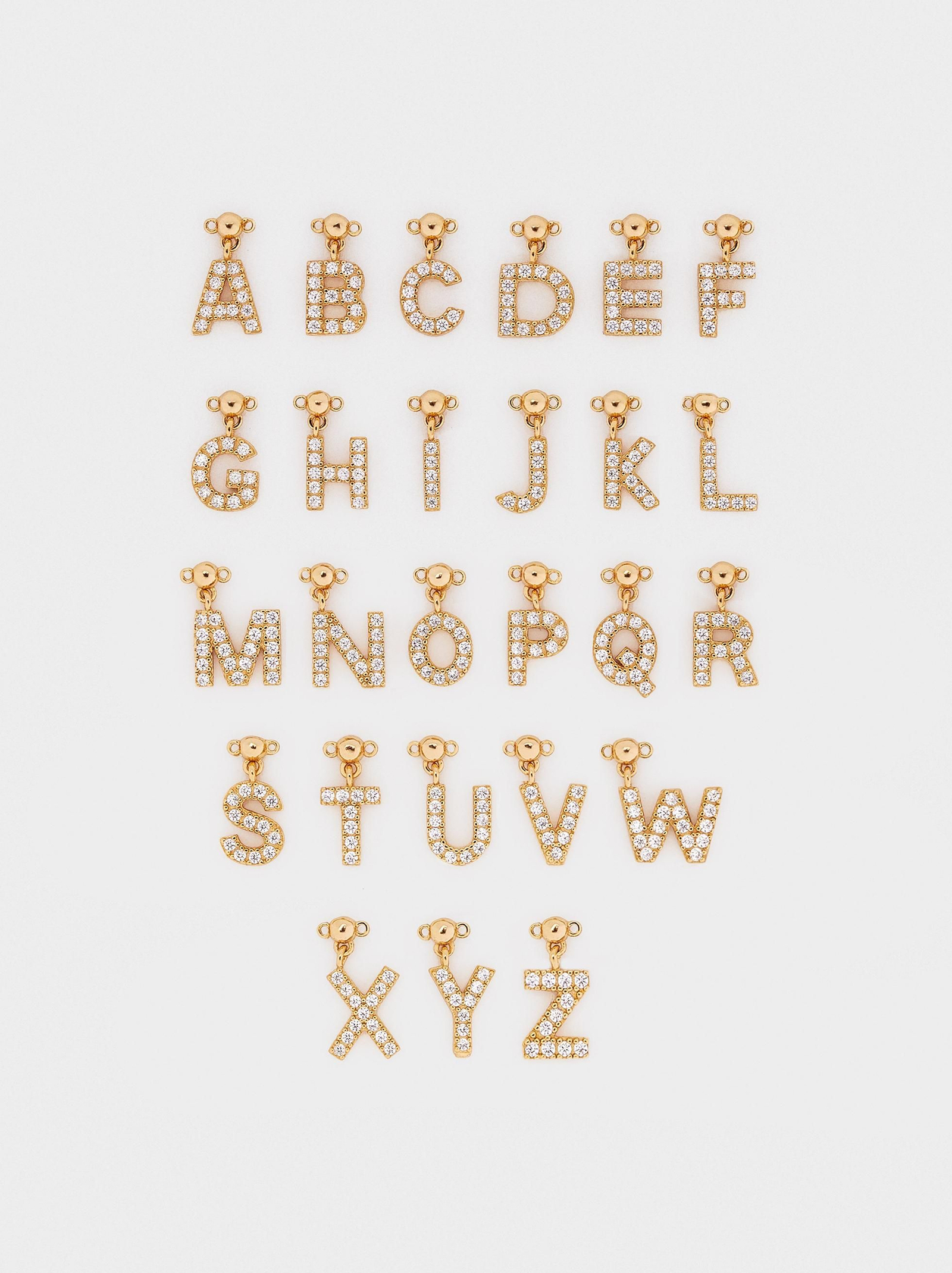 Letras disponibles para personalizar el collar