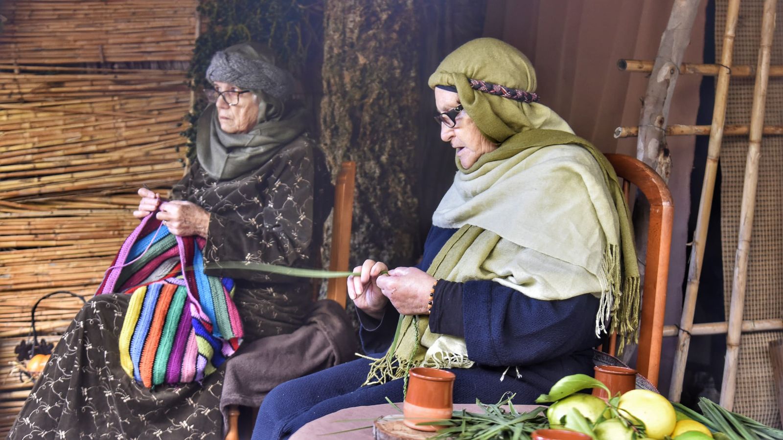 El Belén viviente de Pelayo tras el incendio