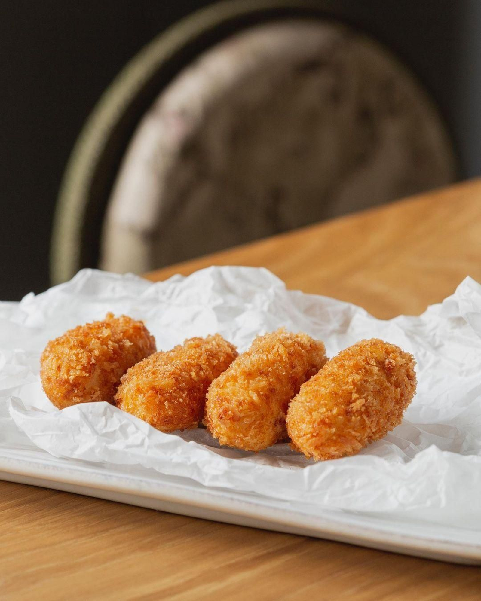 Las croquetas de jamón ibérico de Tragatá.