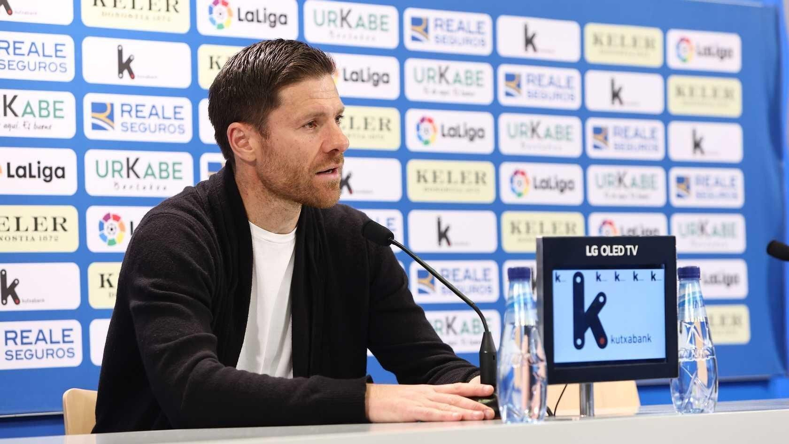 Xabi Alonso, en sala de prensa.