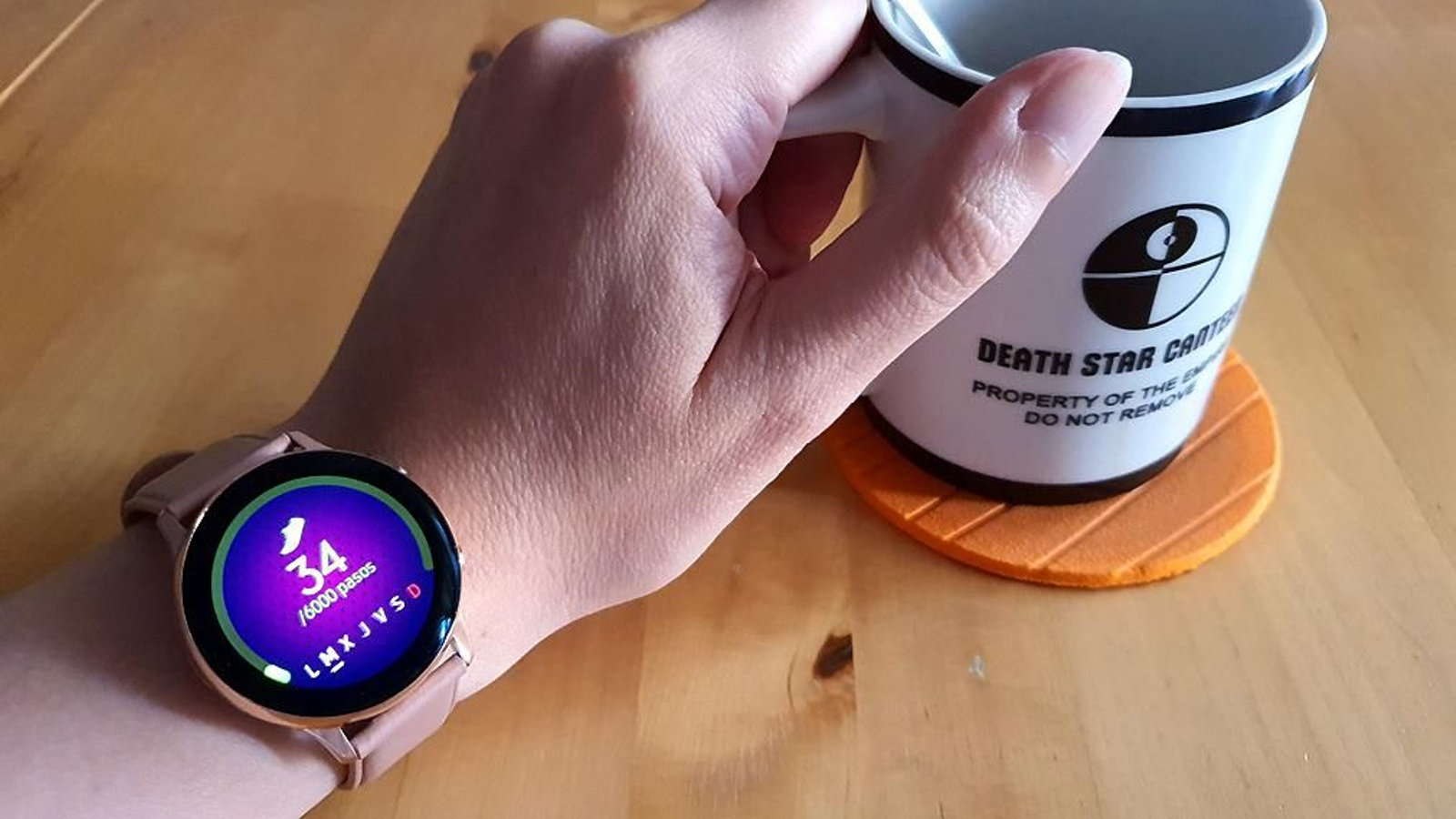 Análisis del Samsung Galaxy Watch Active2: contador de pasos