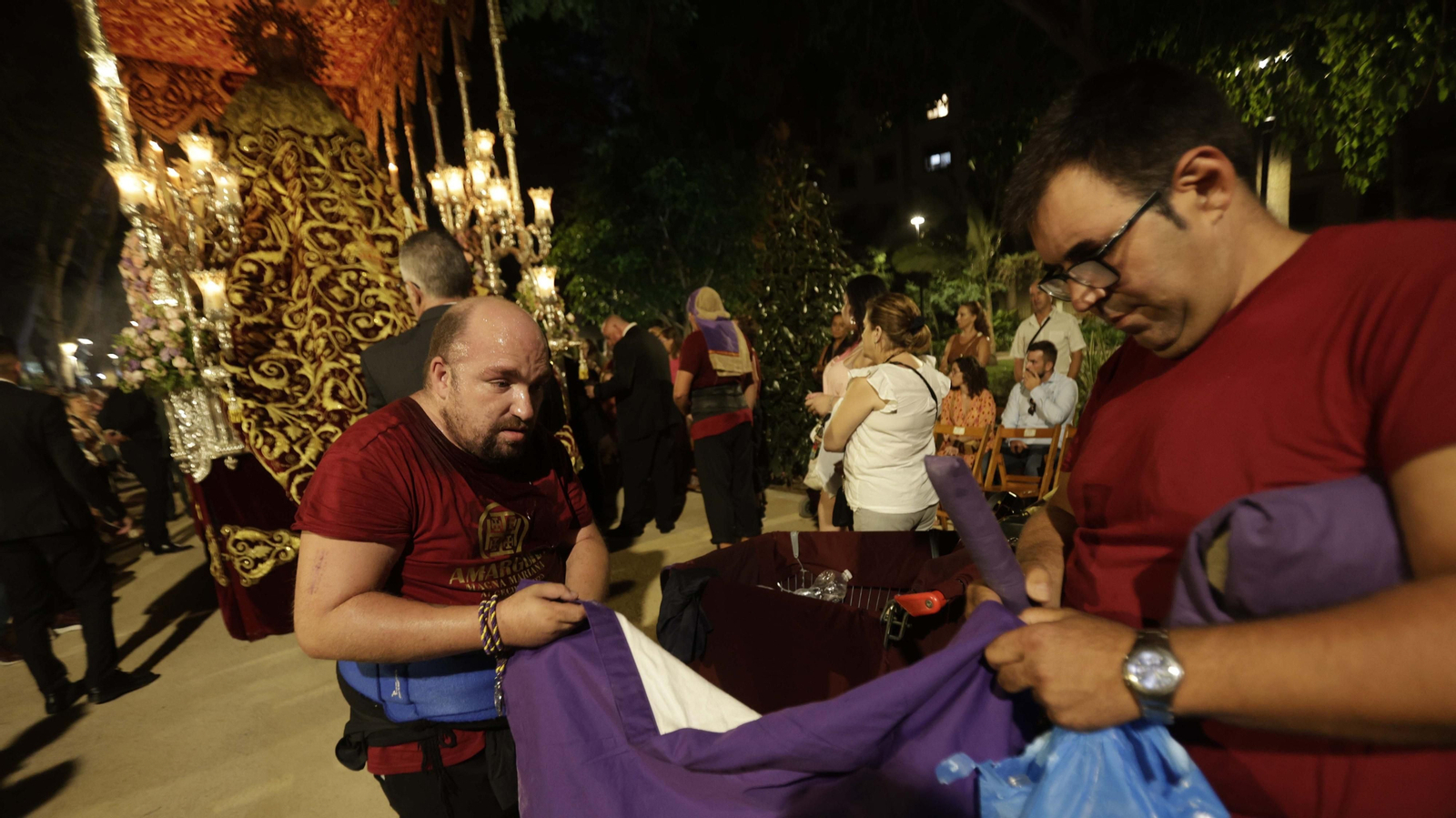 La Magna Mariana de Algeciras por el Parque María Cristina, en imágenes