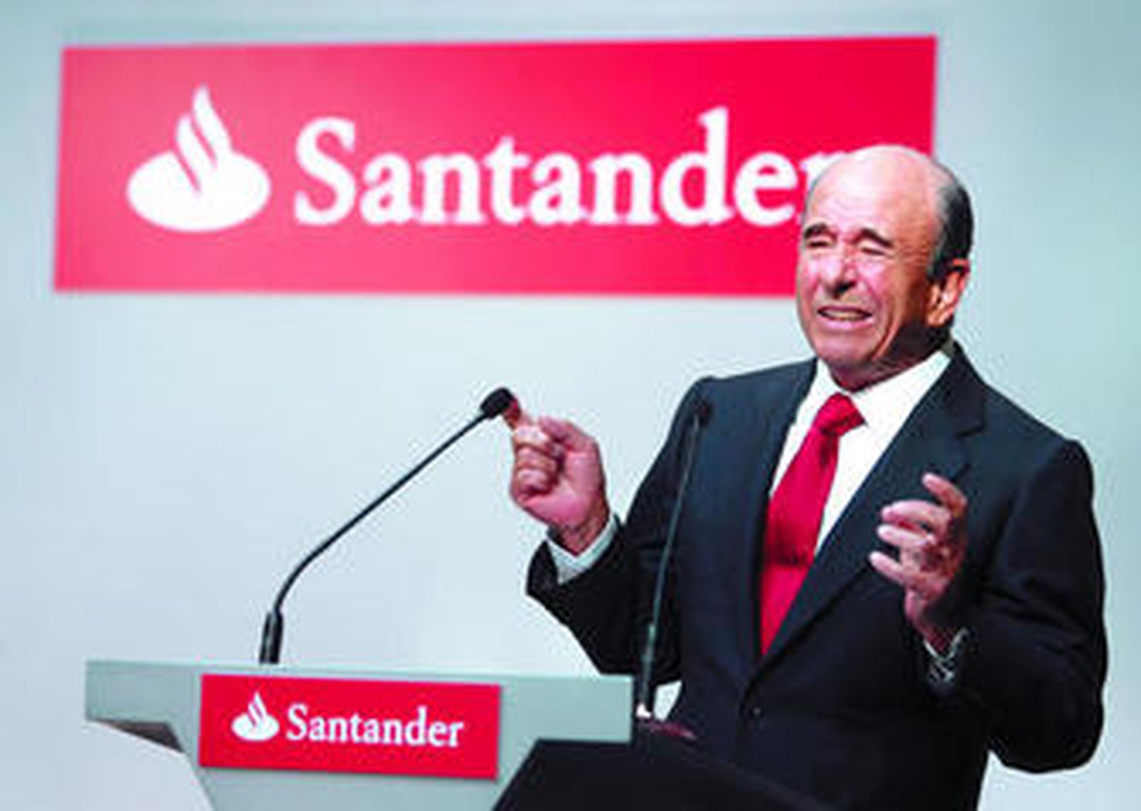 El presidente del Santander, Emilio Botín, en una imagen reciente.