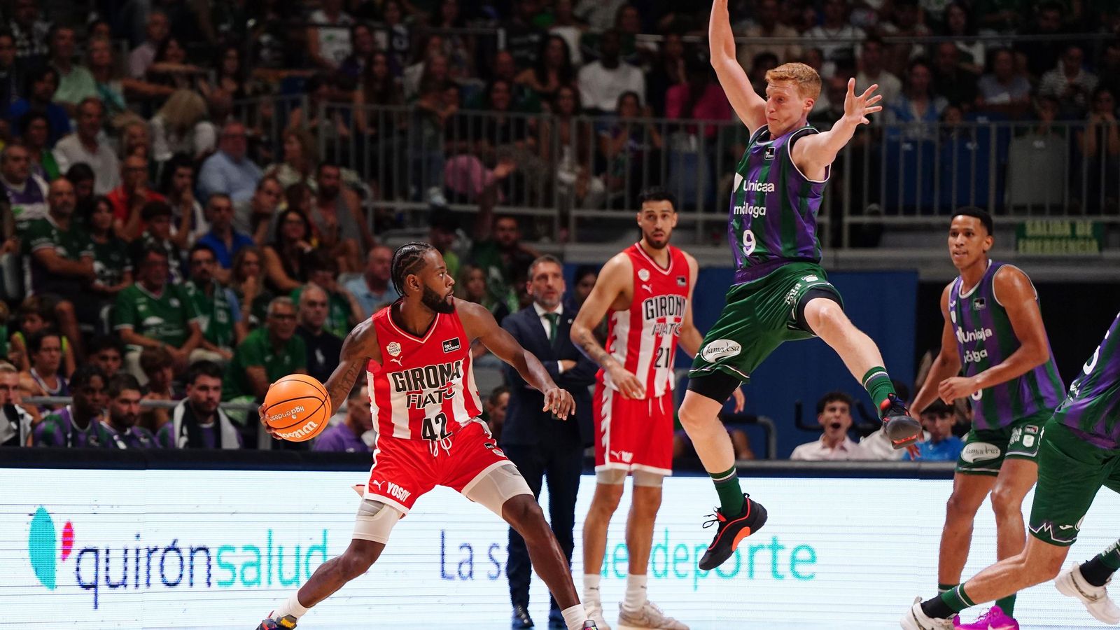 El Unicaja-Girona, en fotos