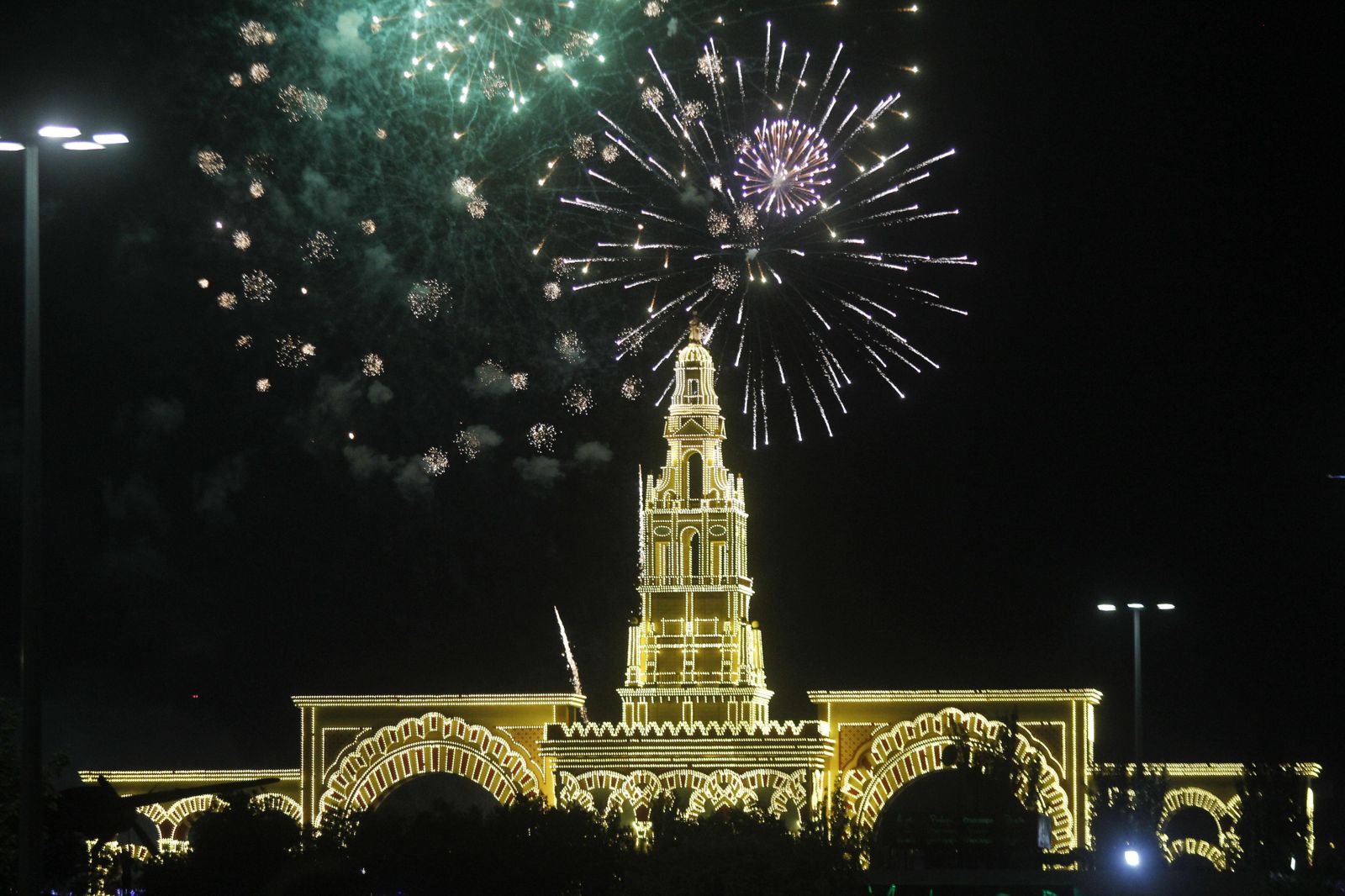 Imágenes de la primera noche de Feria